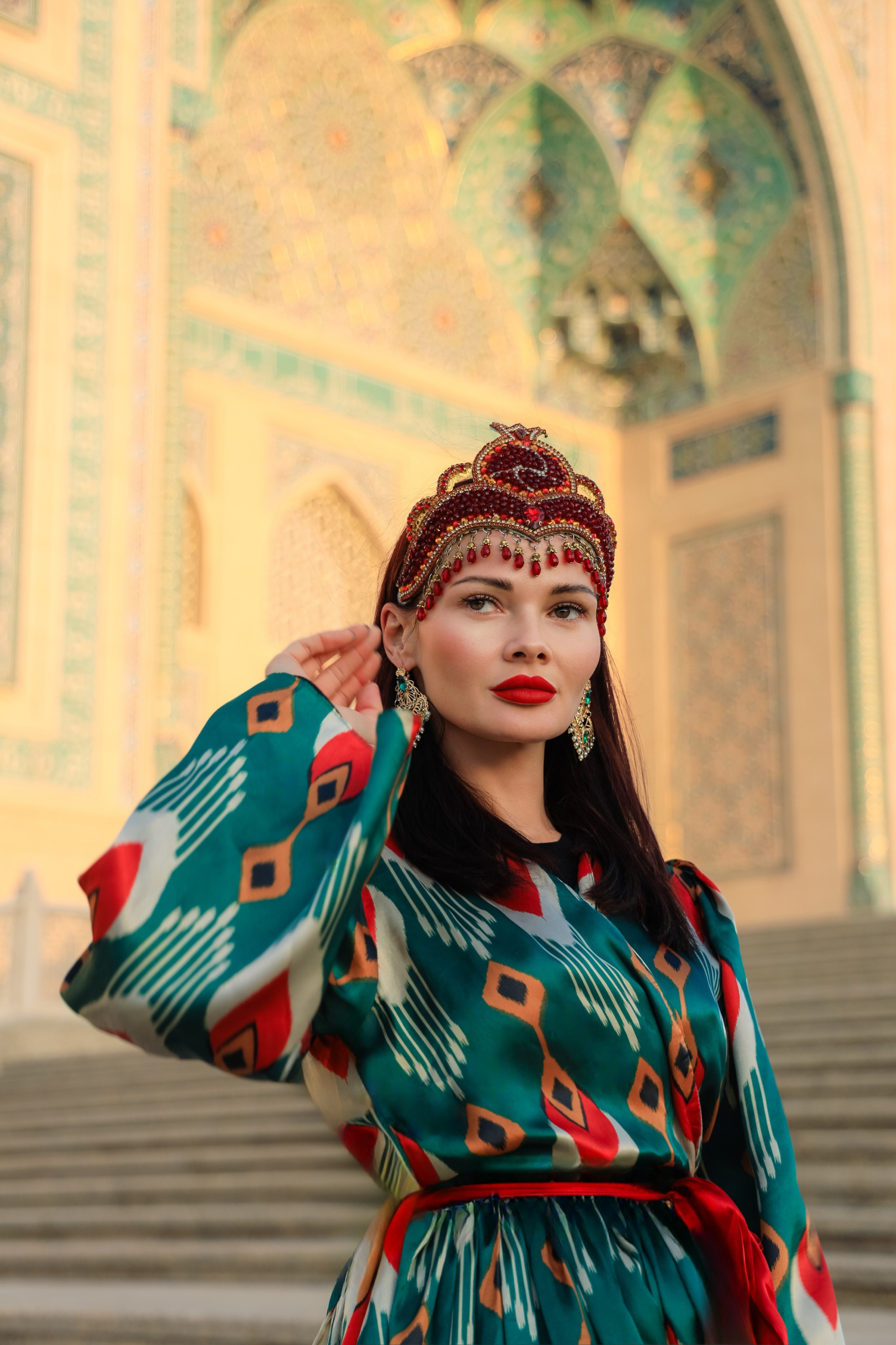 Зеленая расцветка. Женский и семейный фотограф в Ташкенте