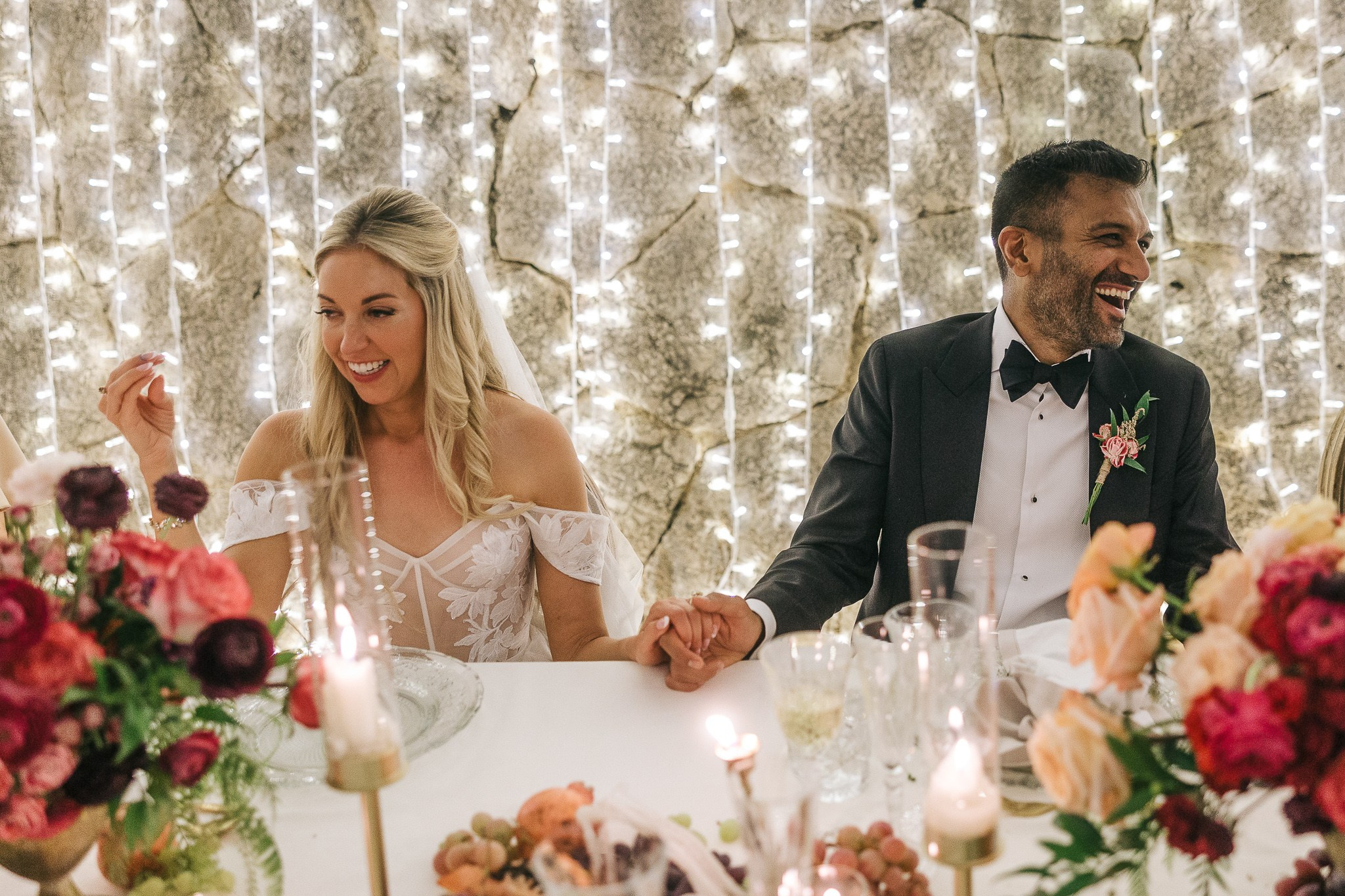 Los Angeles couple sharing first dance Son Marroig wedding
