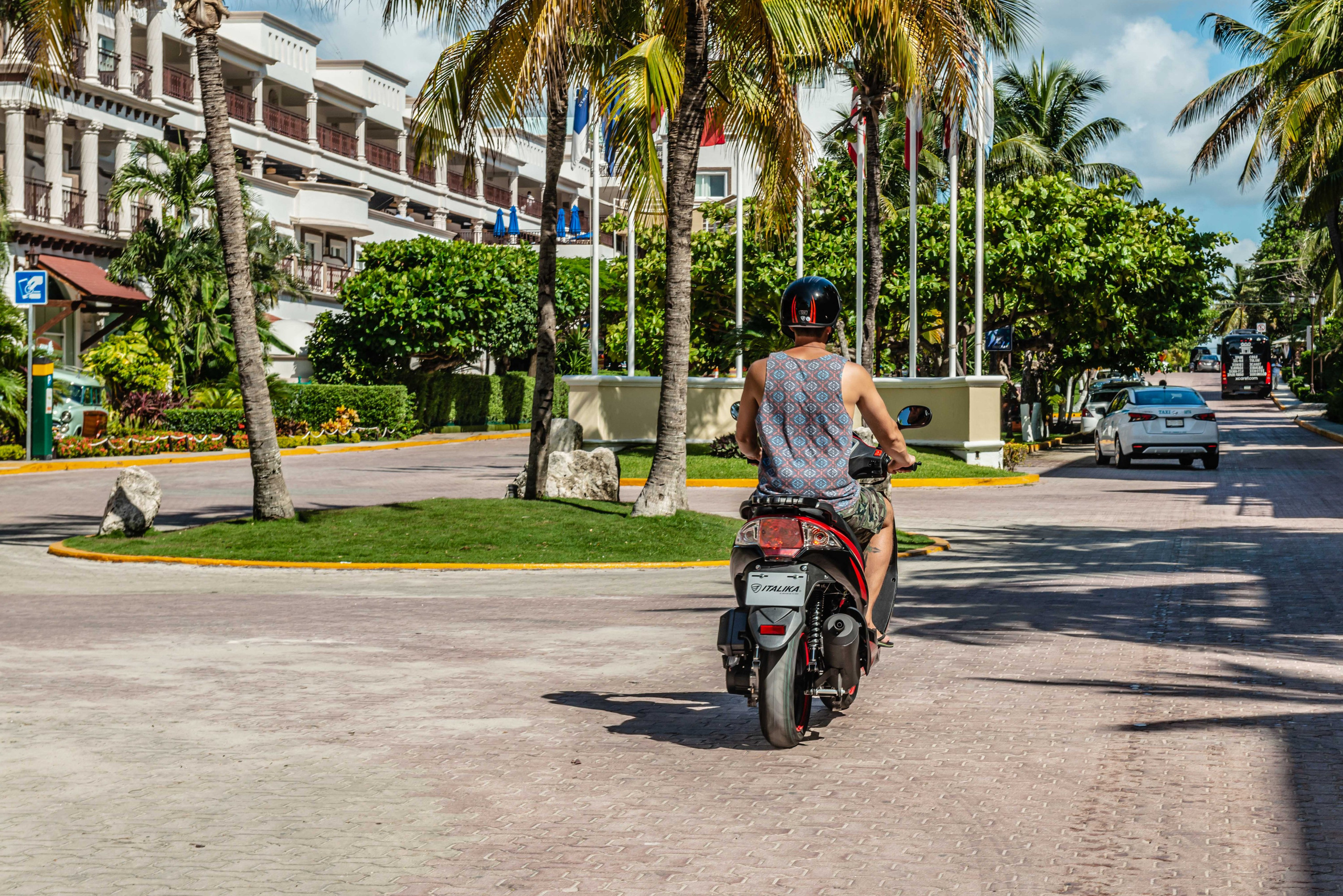 Scooter Photography for Rental Website in Mexico. PHOTOGRAPHER QUINTANA ROO