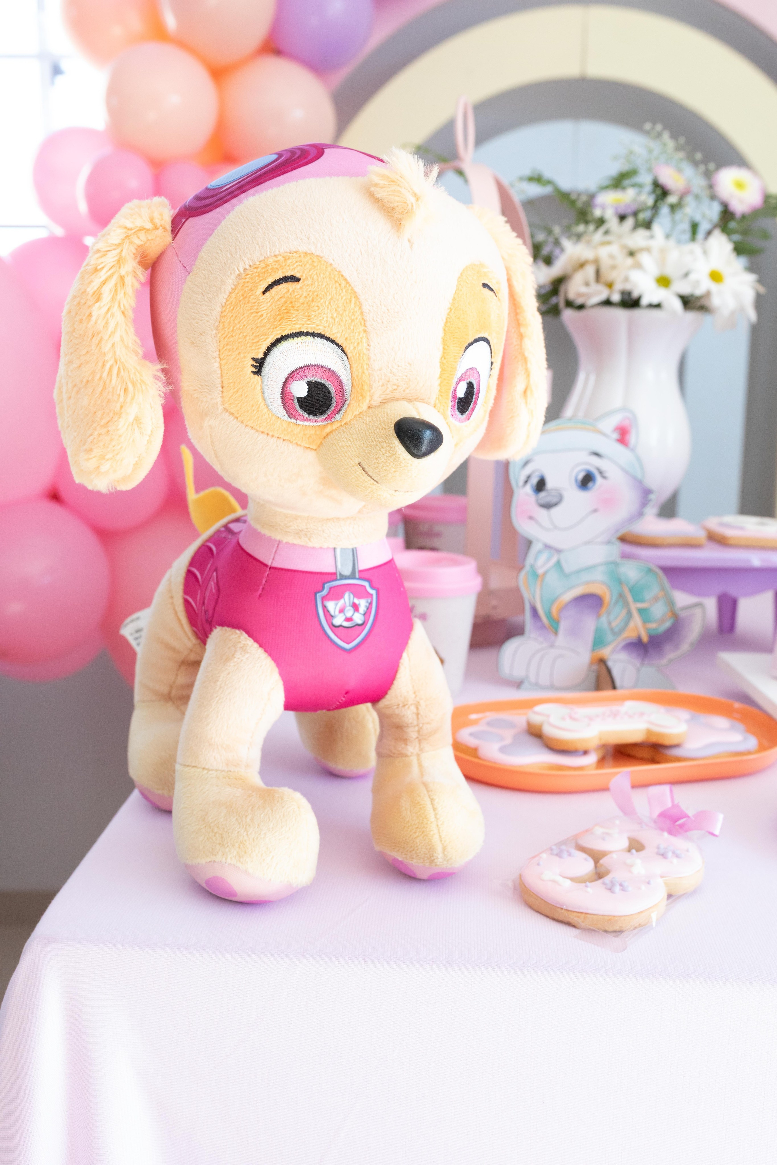 Decoração temática Patrulha Canina em festa infantil em Joinville - Cobertura fotográfica Lenofotografia