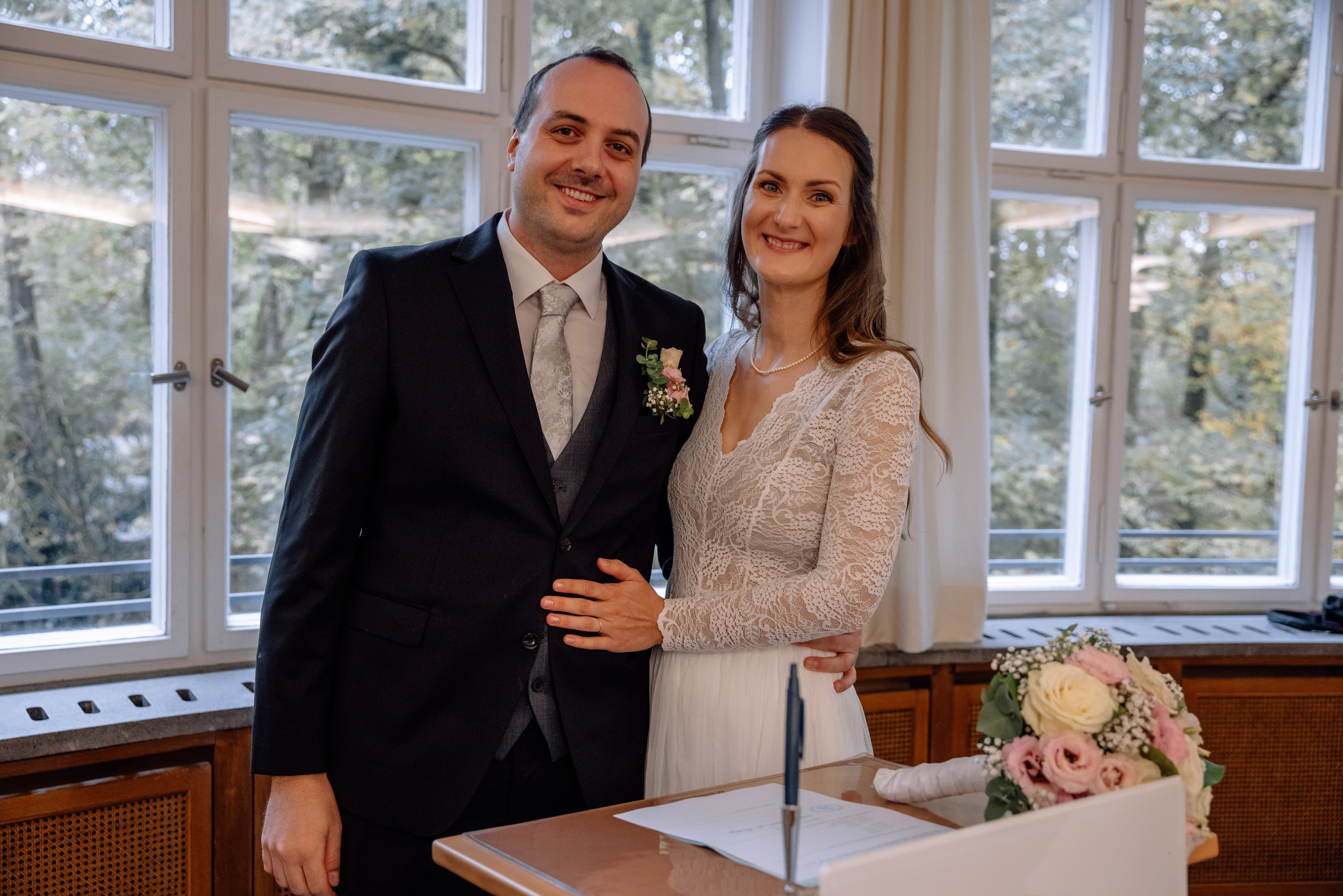 Zeitlose Hochzeit im Standesamt Mandlstraße | München Schwabing. Hochzeitsfotograf München Taufe Familienfotograf Tanja Mauke