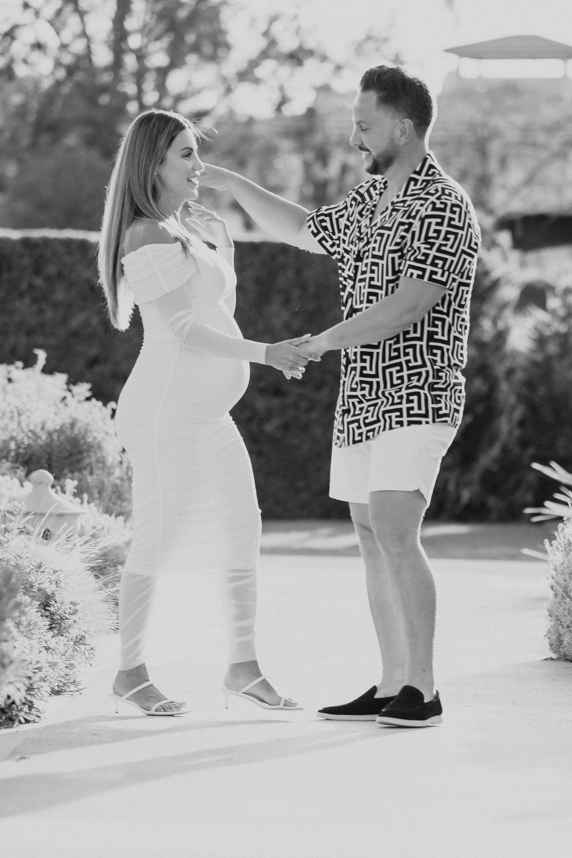 Pregnant Portrait Photoshoot at St. Regis Mardavall. Mallorca Wedding, Corporate & Social Photographer