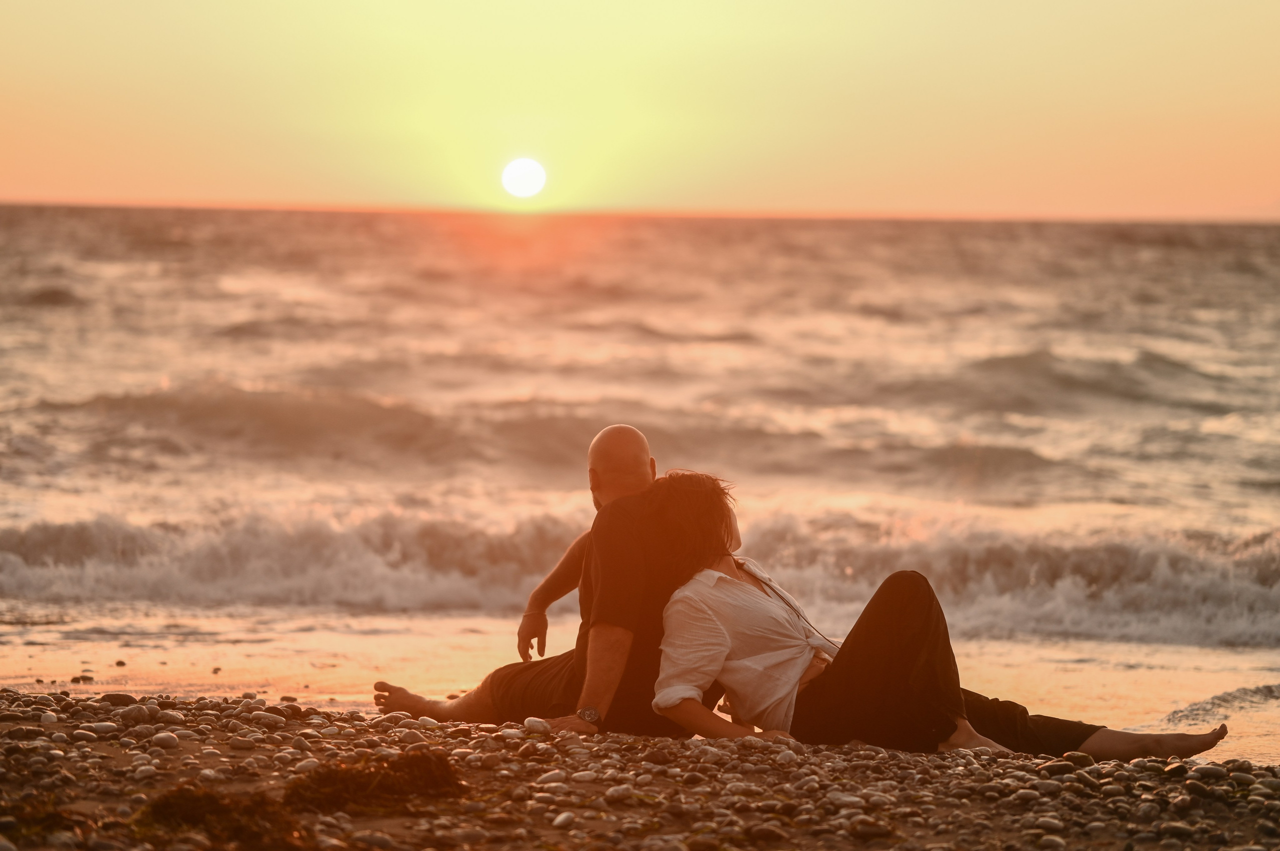 Sunset family photoshoot on the beach Rhodes. Photographer in Rhodes Island