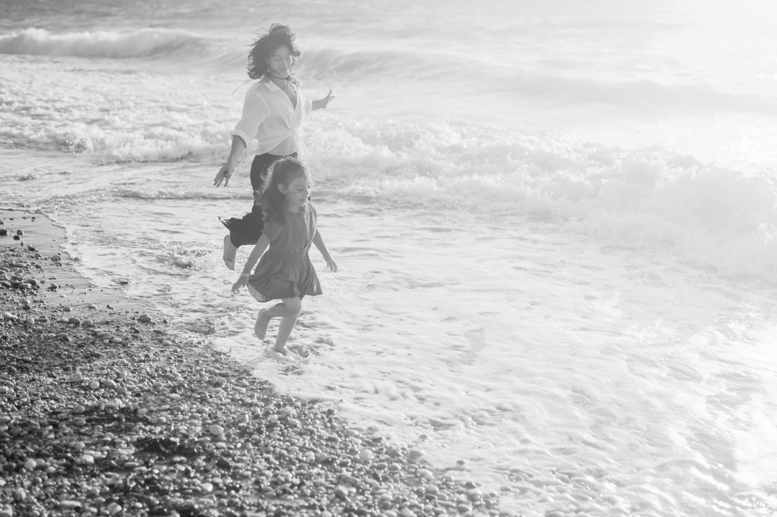 Sunset family photoshoot on the beach Rhodes. Photographer in Rhodes Island