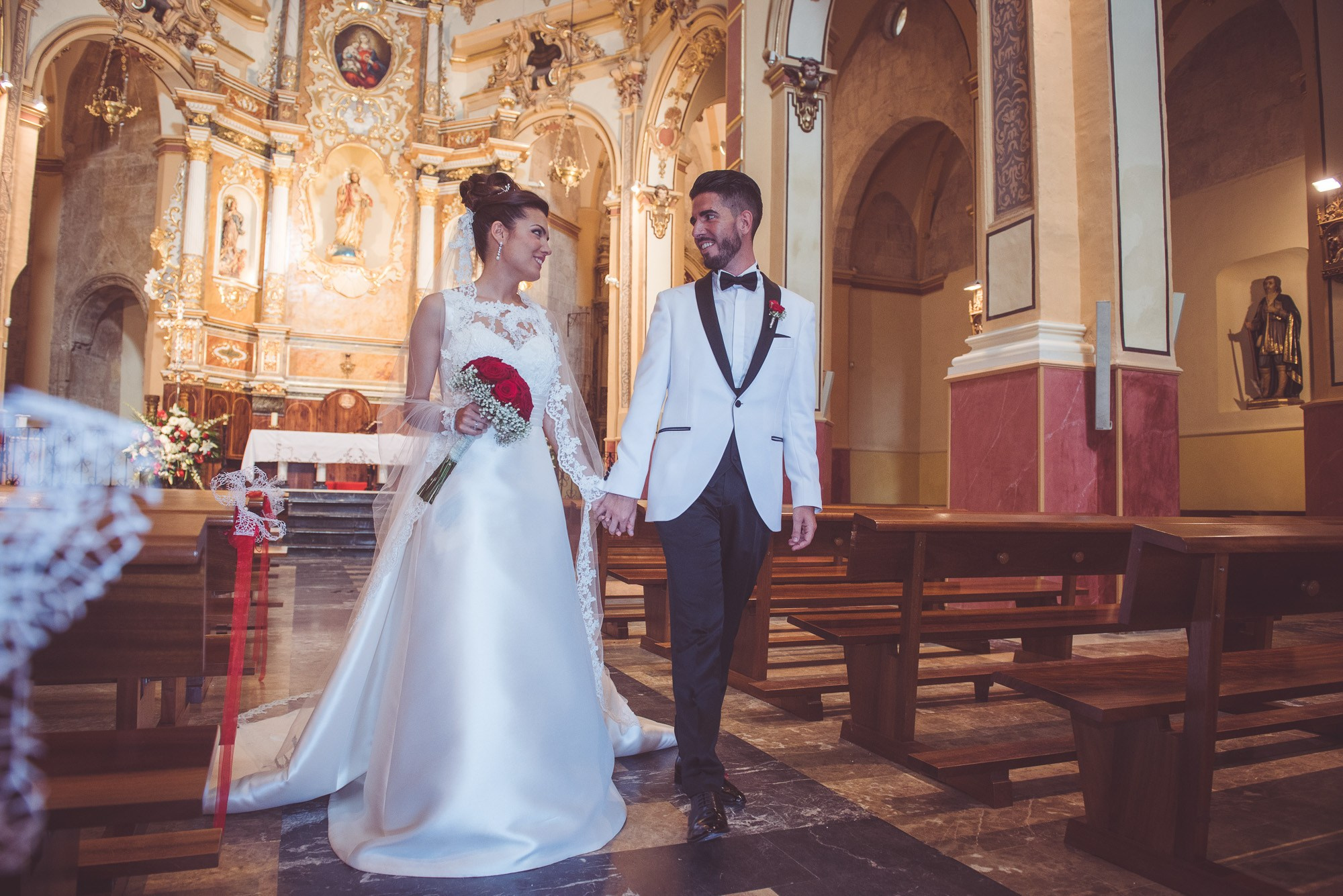 Boda de Héctor y Sheila · Templo del Salvador, Requena · Javier Poveda