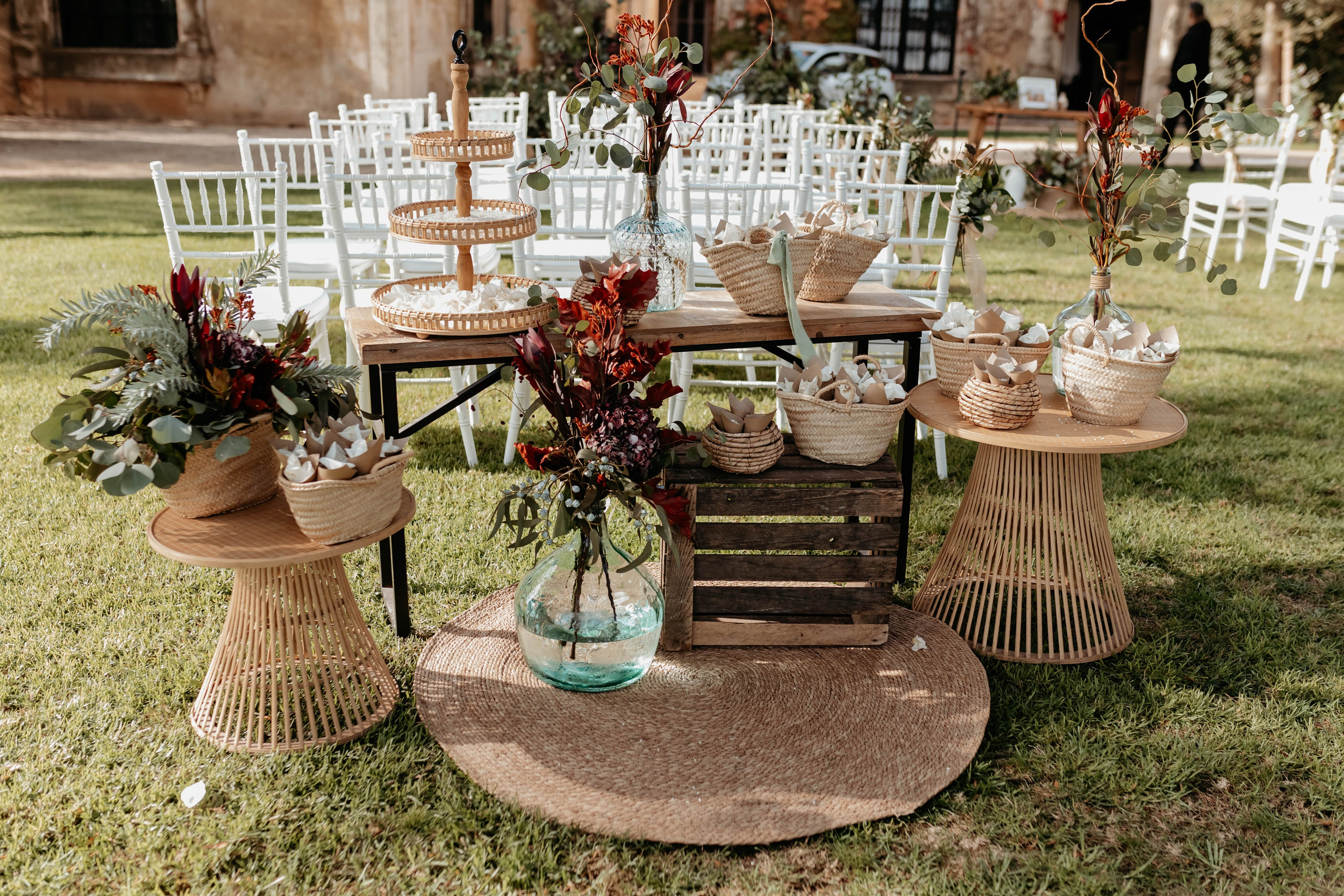 plano decoración general boda