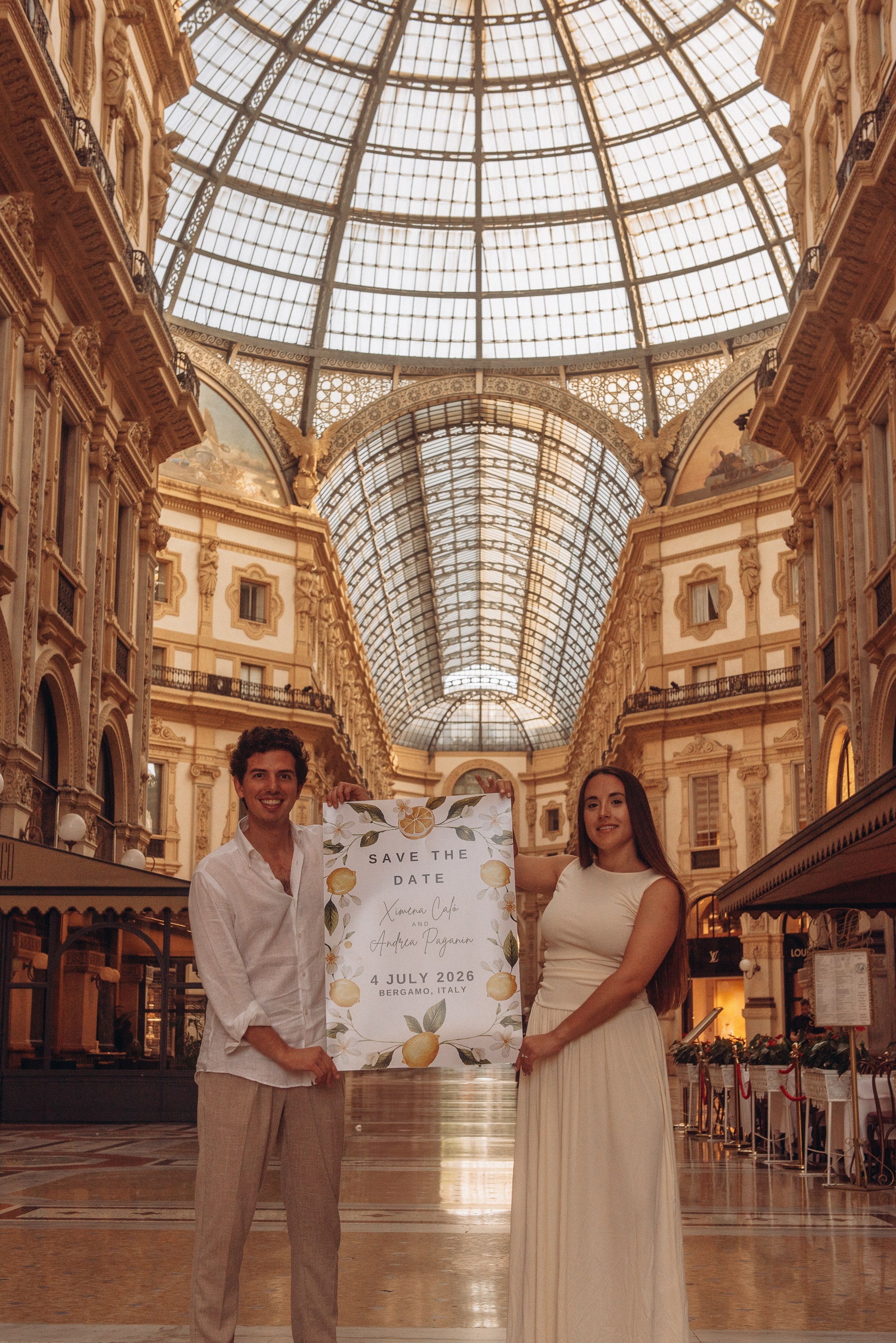 Save the date teaser — Prewedding photoshoot. AnaMilanoFoto | Couple & Wedding Photographer in Milan