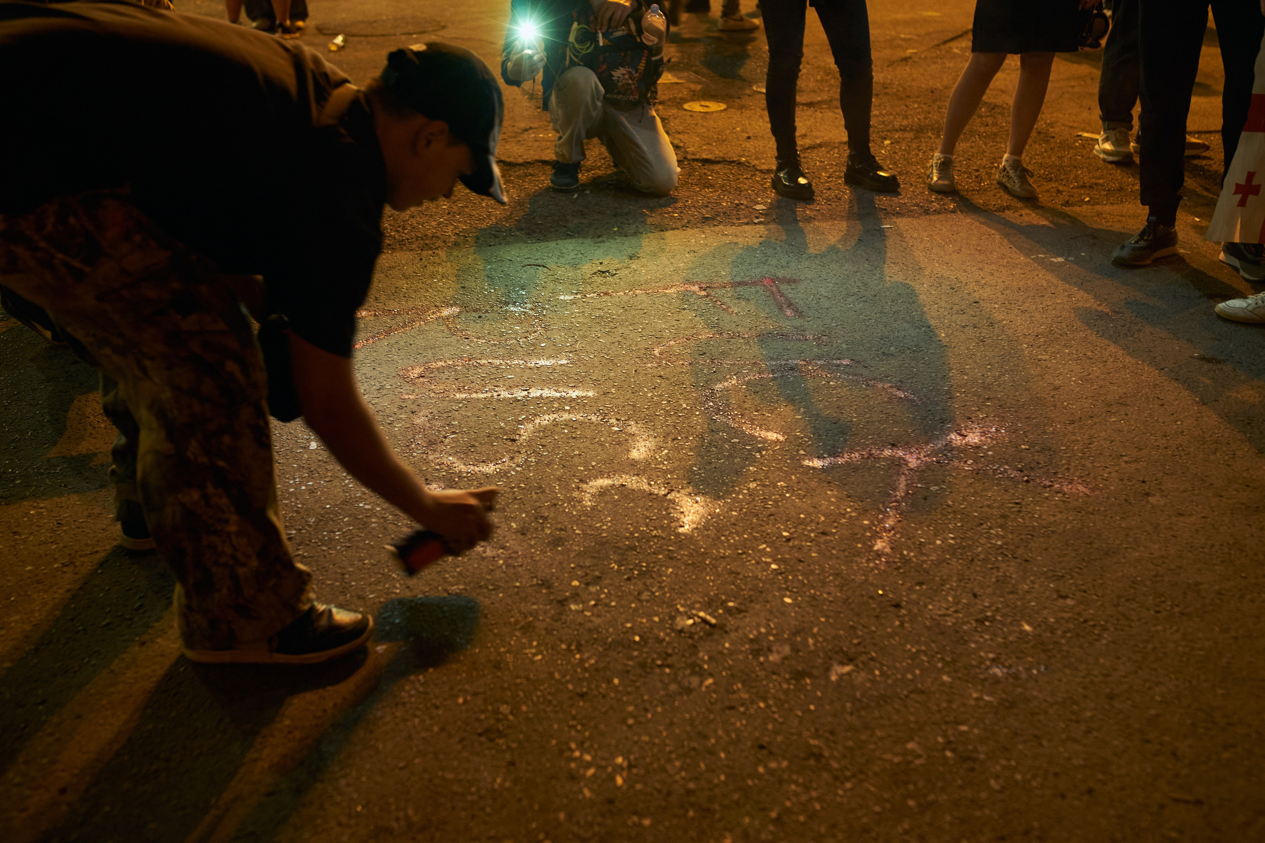 Georgia against «foreign law»/ არა რუსულ კანონს. Visual artist