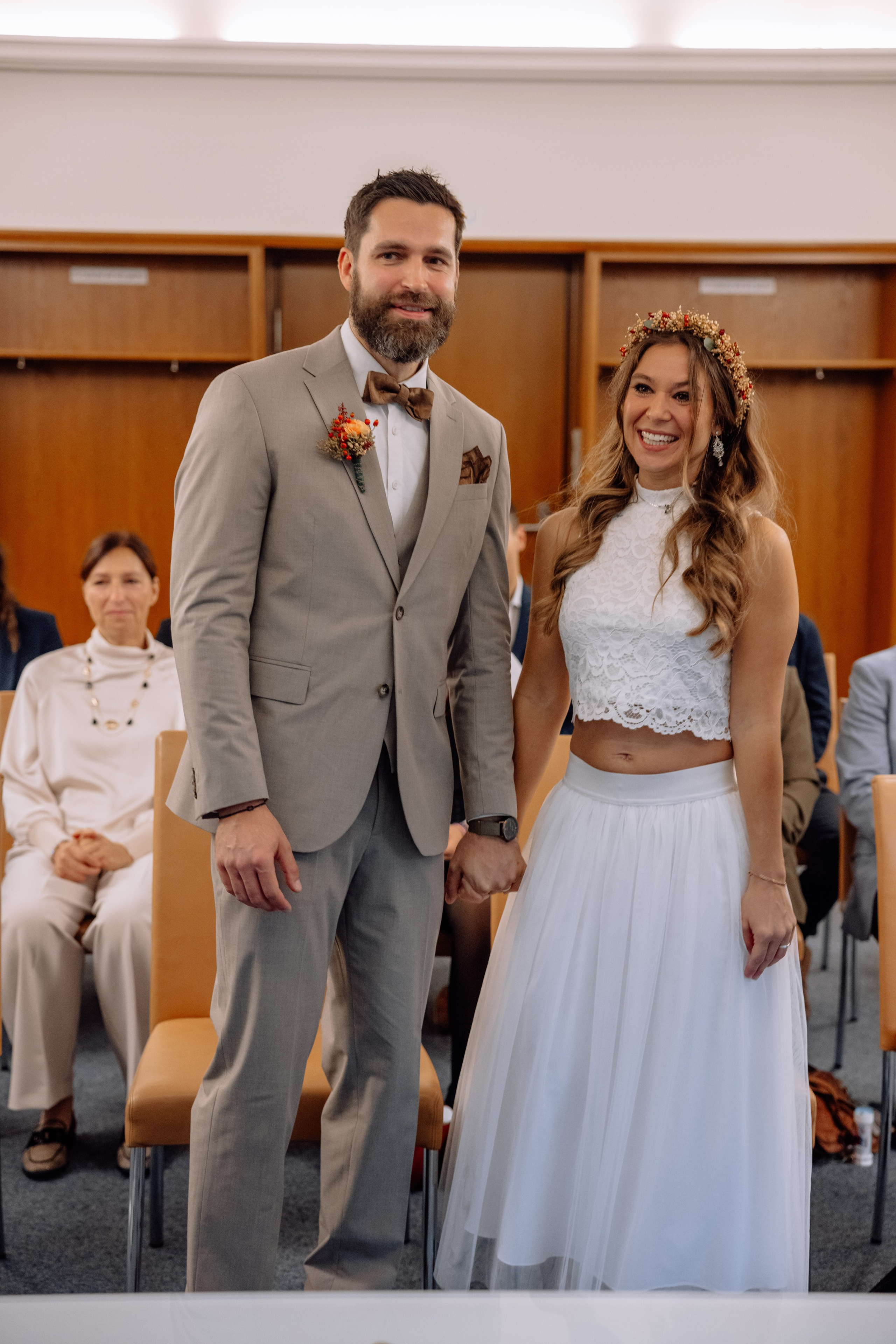 Herbsthochzeit im Standesamt Schwabing. Hochzeitsfotograf München Taufe Familienfotograf Tanja Mauke