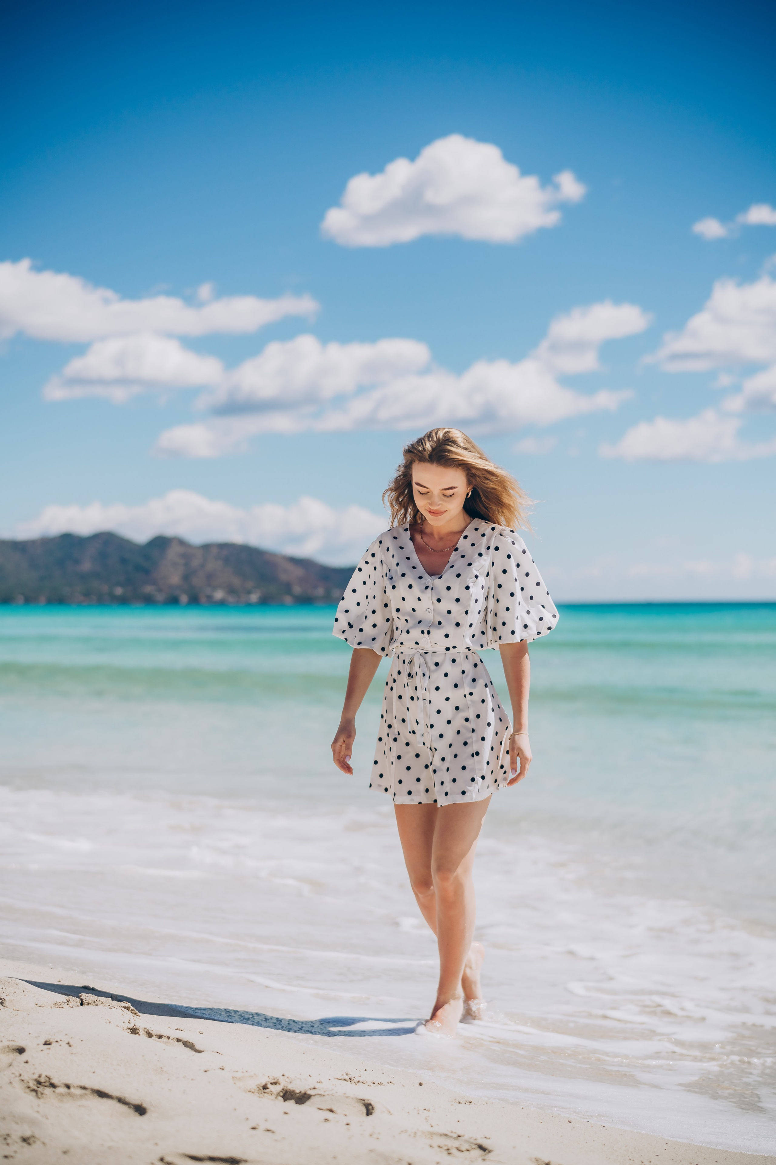 Sunny day. Photographer in Mallorca