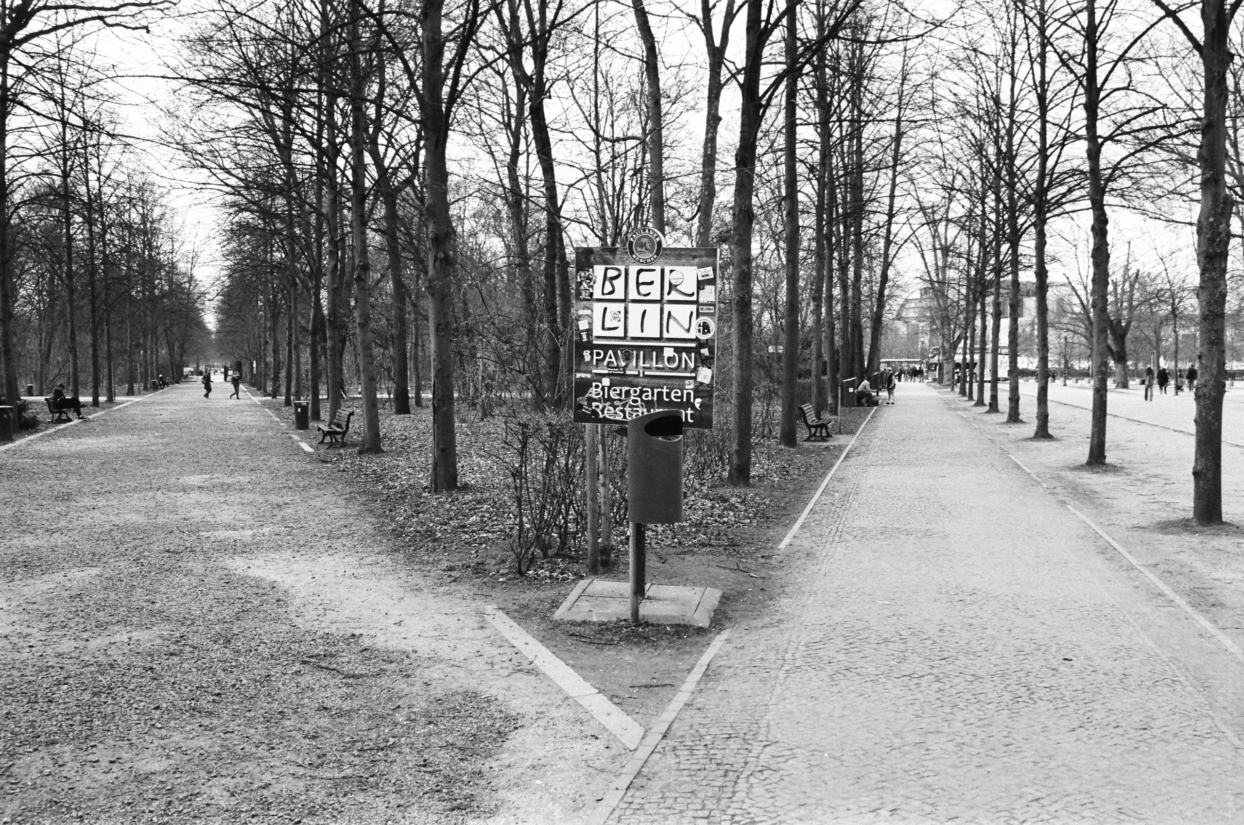 The Streets of Berlin in B&W