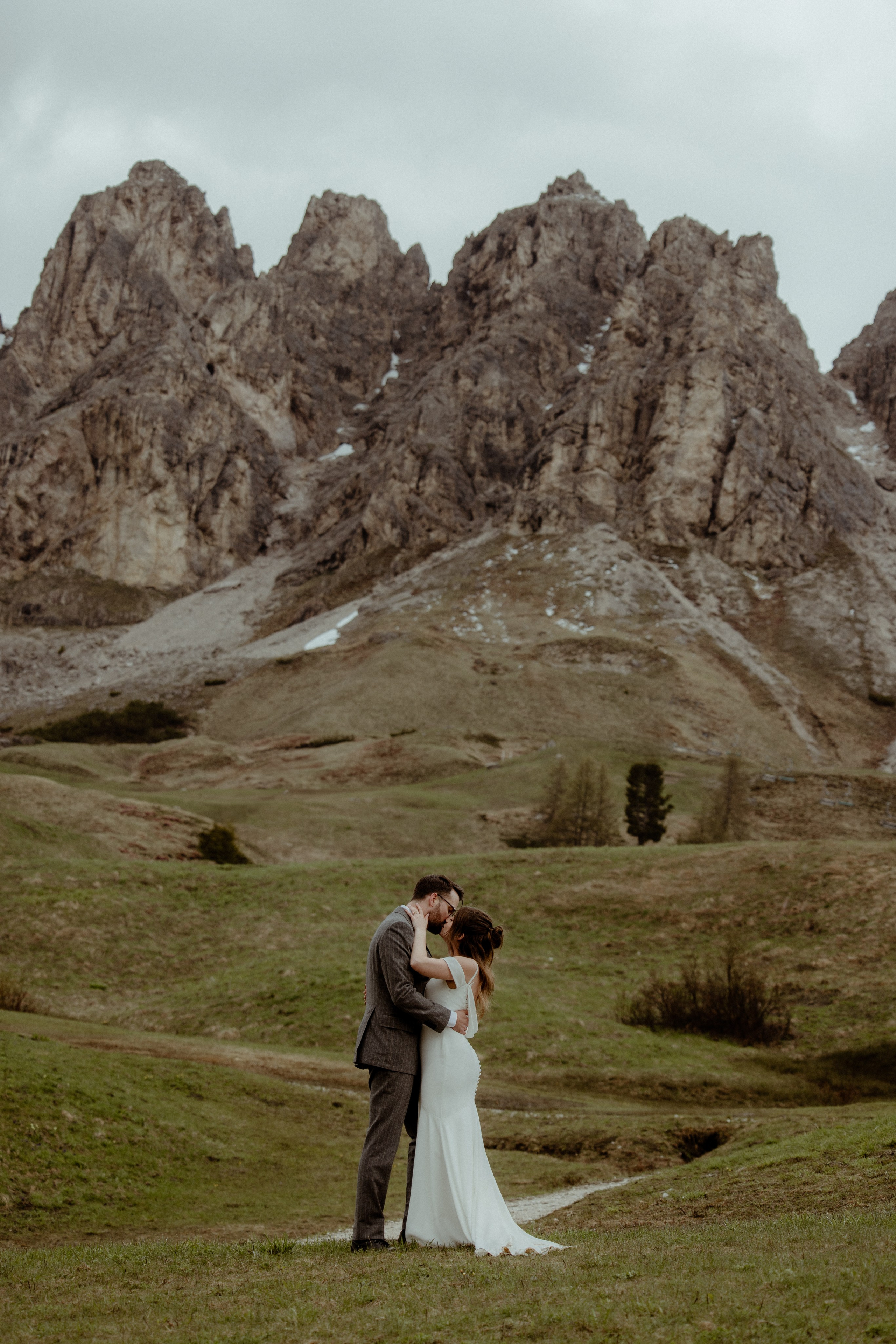 Dreamy elopement in Dolomites. Iceland elopement photographer & videographer