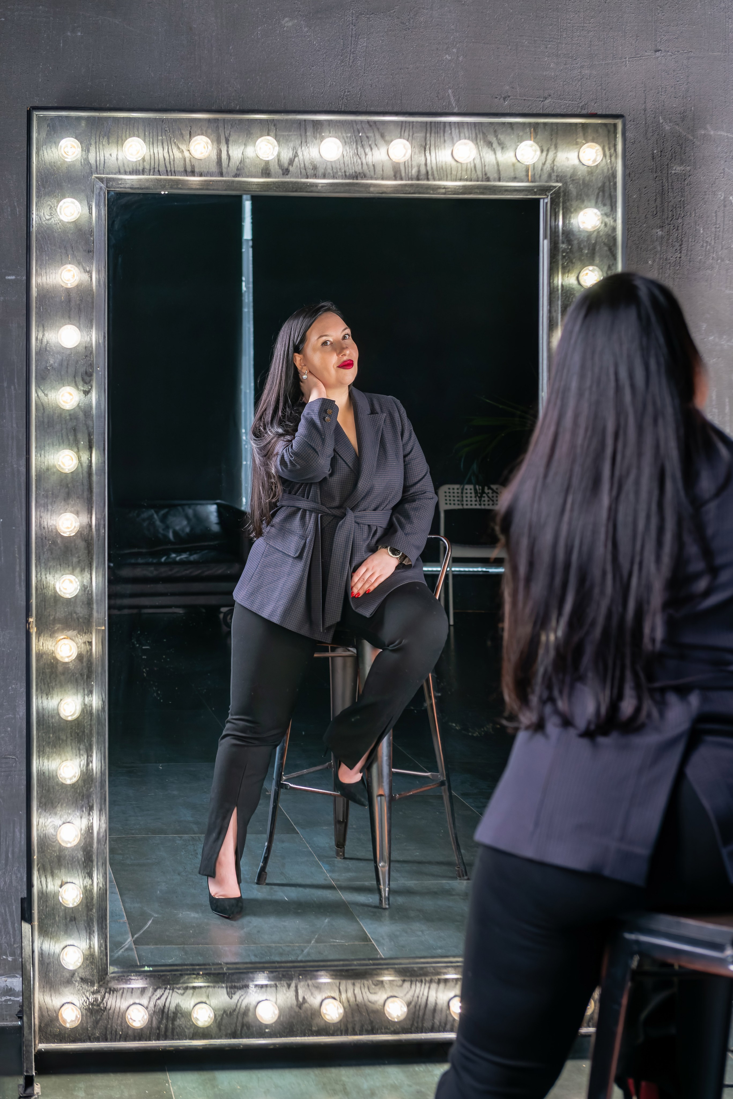 Individual women’s photo session in studio. FOTÓGRAFO MÉXICO QUINTANA ROO