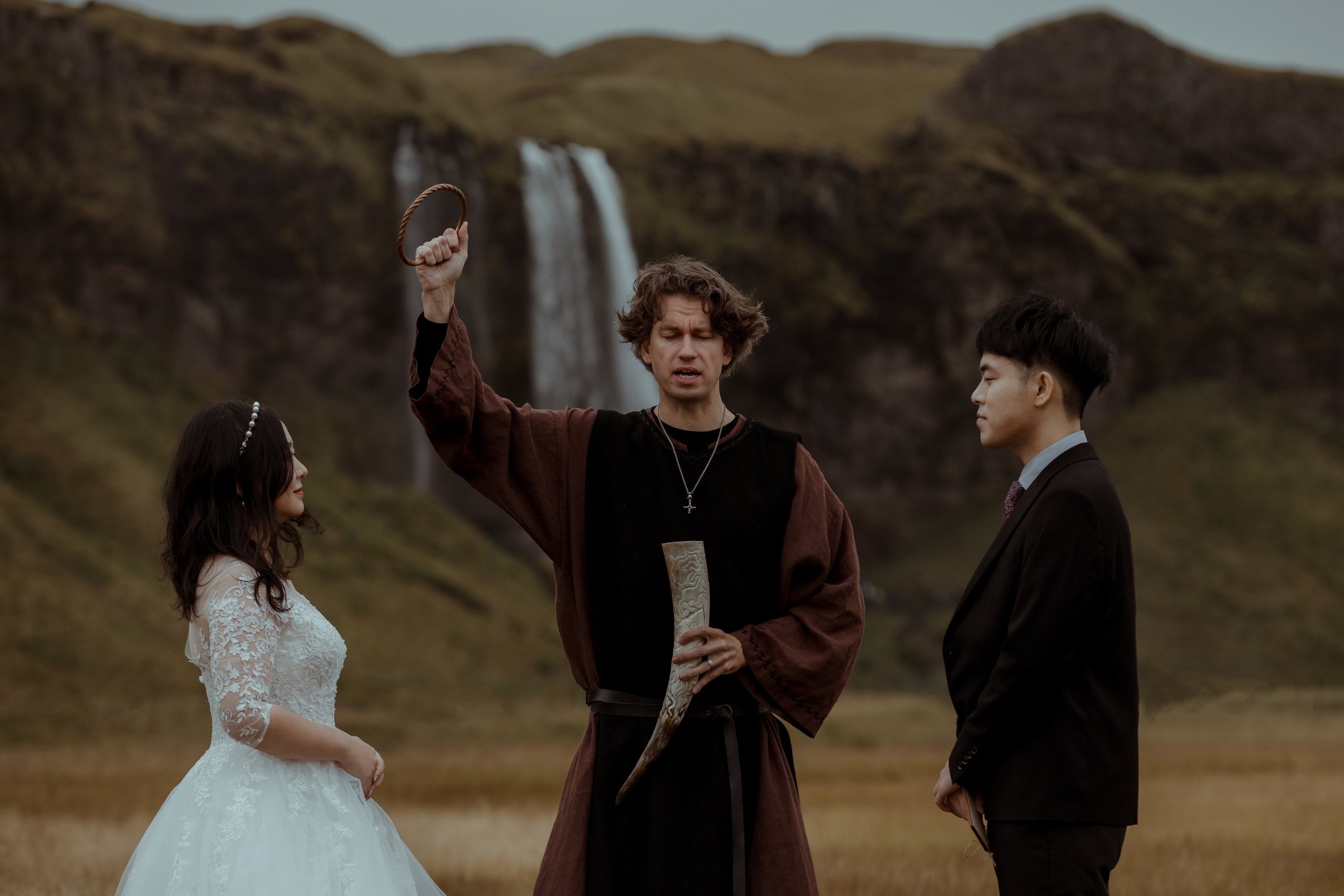 Legal ceremony in Iceland. Iceland elopement photographer & videographer