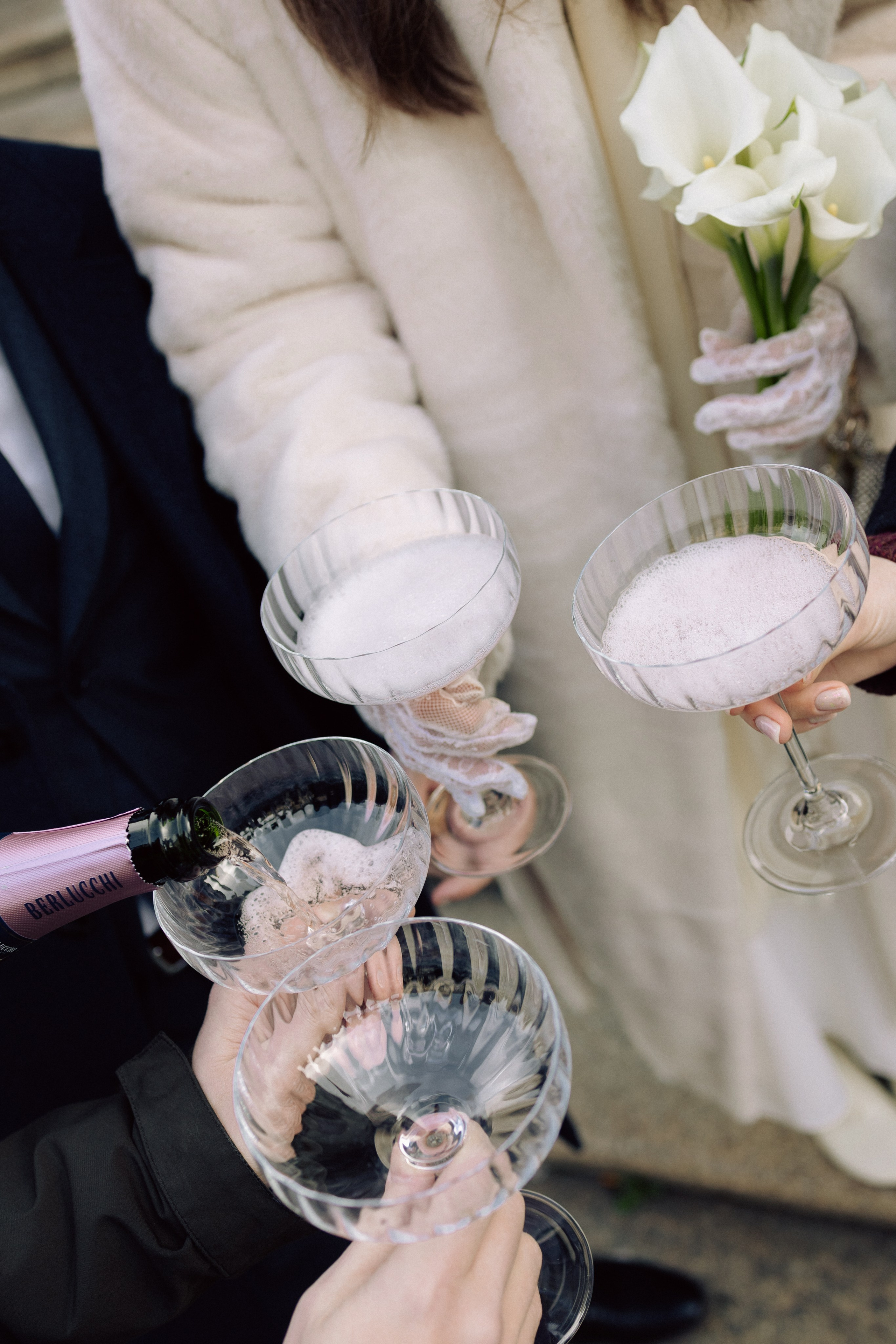 Elegant wedding details in Turin, Italy