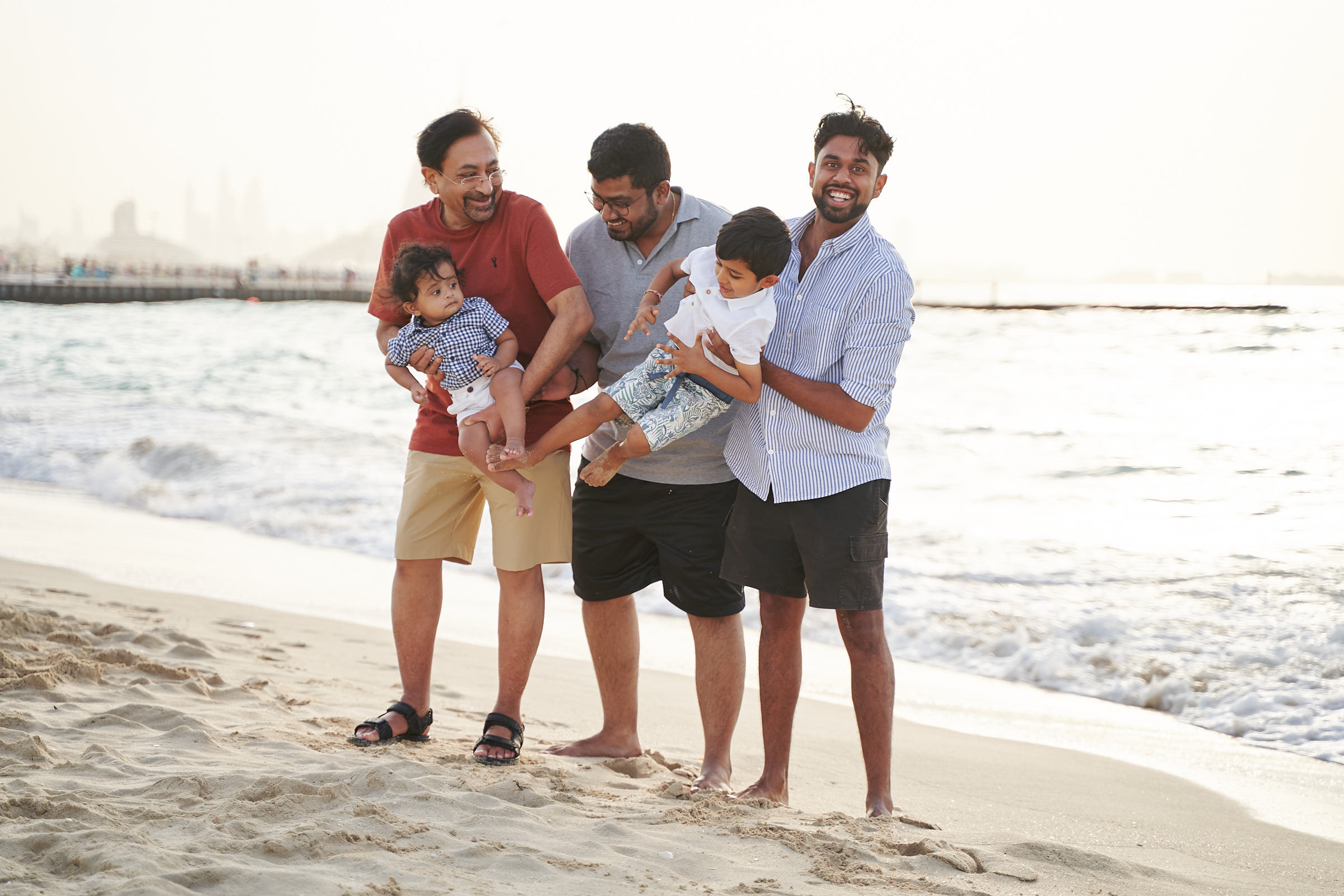 Family photo shoot gathering in Dubai