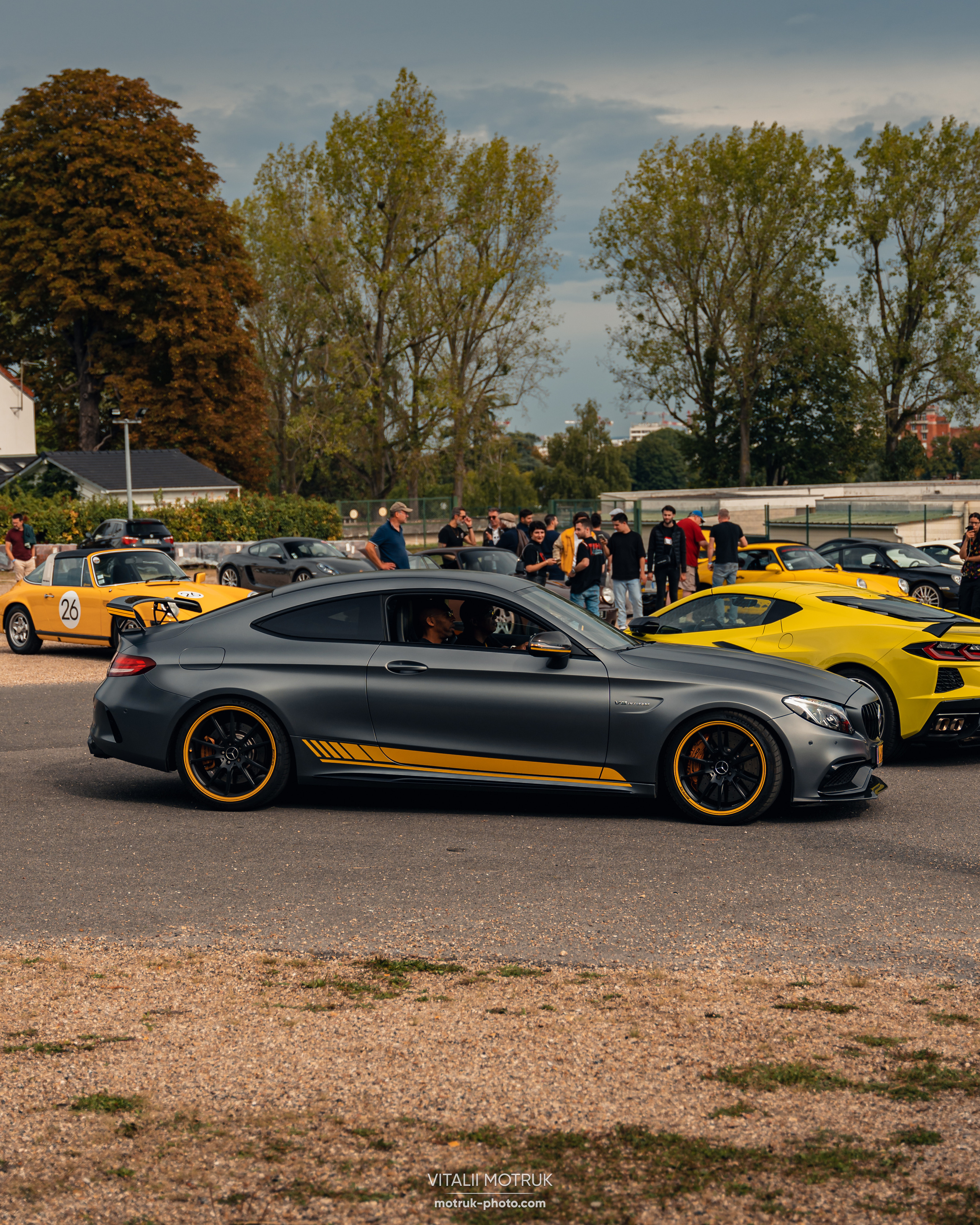 Cars and Coffee 17 september. Photographe de voitures à Paris — Vitalii Motruk