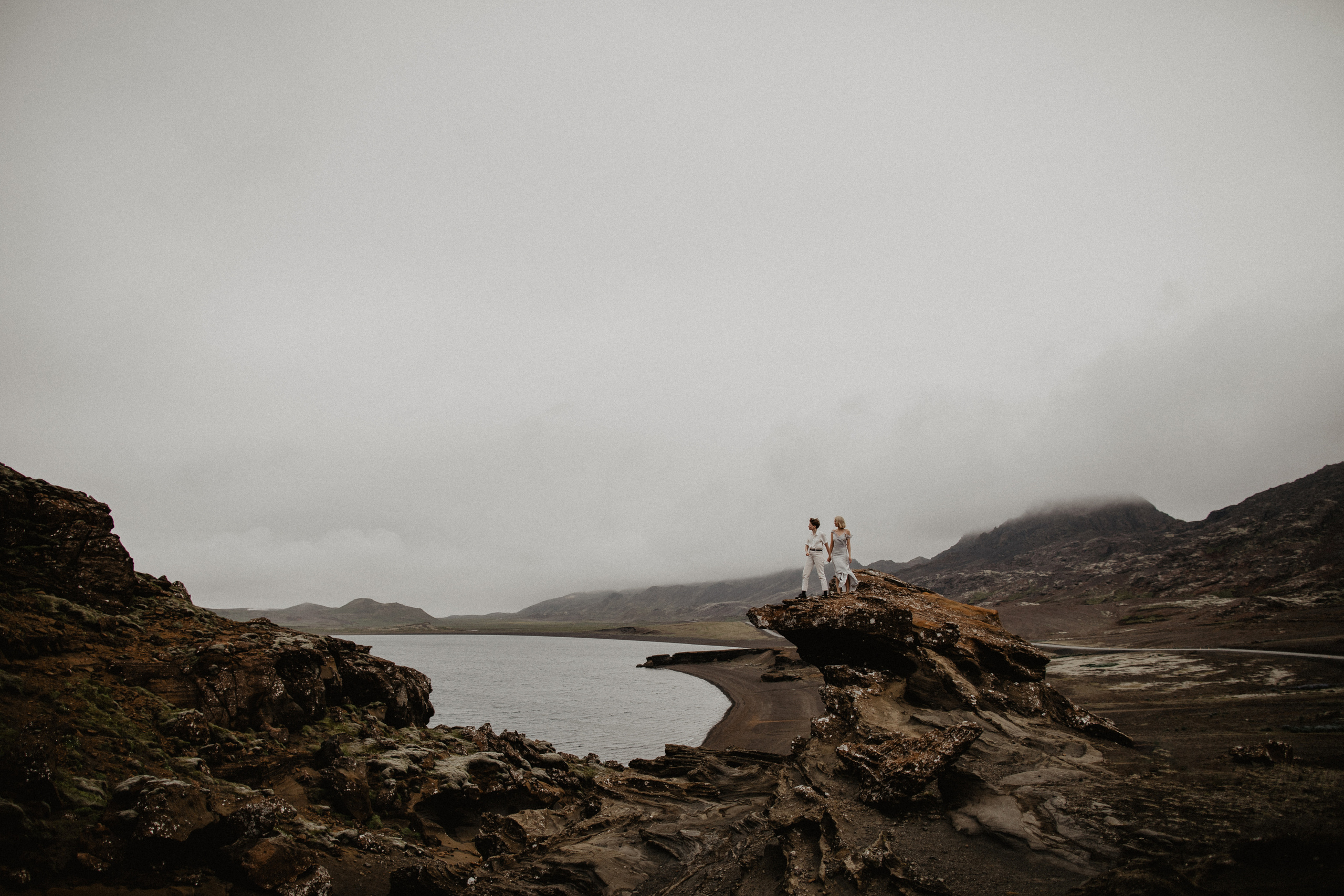 Ástrós+Sandra. Iceland elopement photographer & videographer