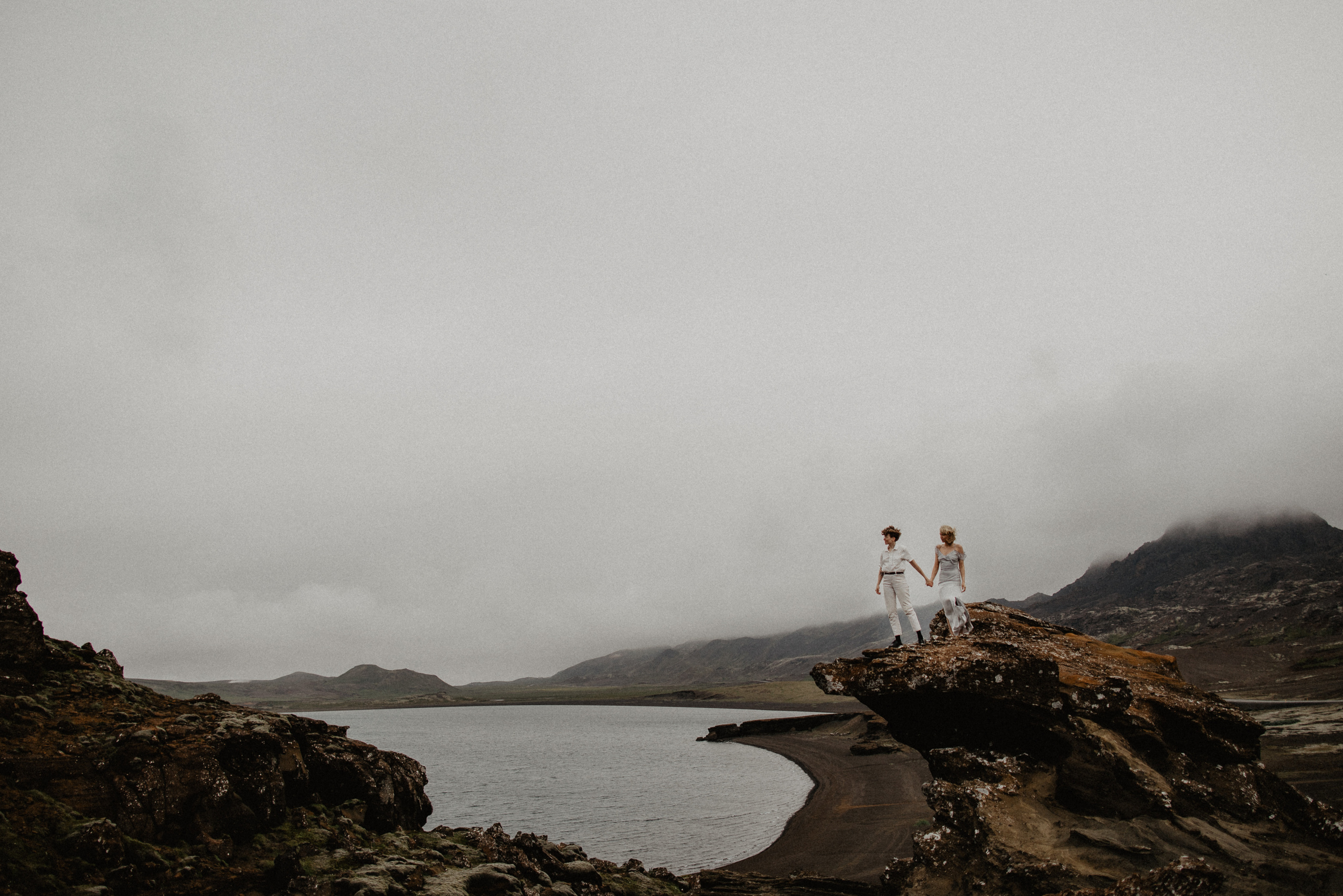 Ástrós+Sandra. Iceland elopement photographer & videographer