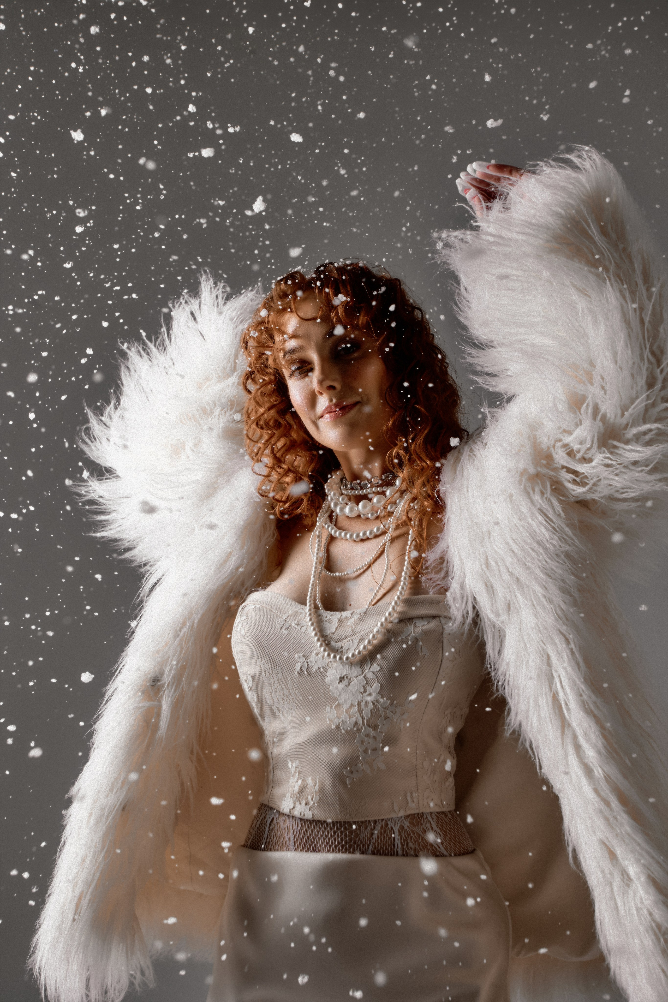 Снежная фантазия с Рыжей Красавицей. Валерия Вартанова. Фотограф