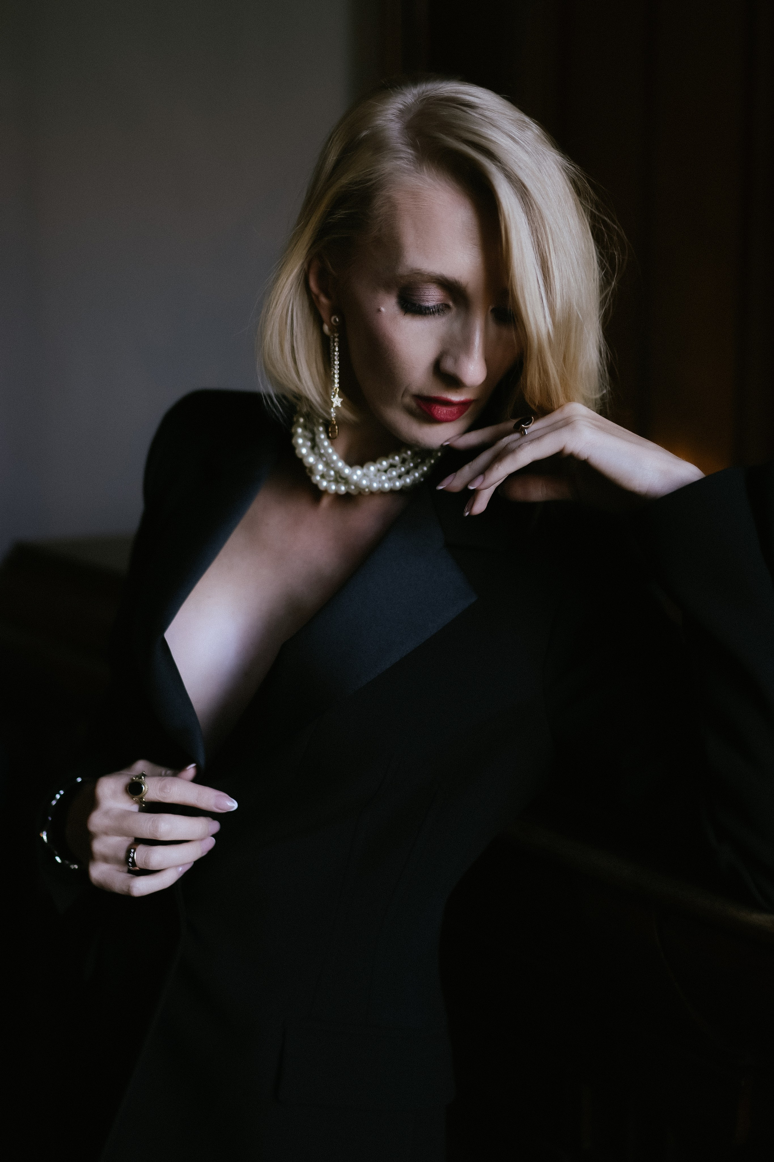 Aufnahme eines ausdrucksstarken Frauenporträts