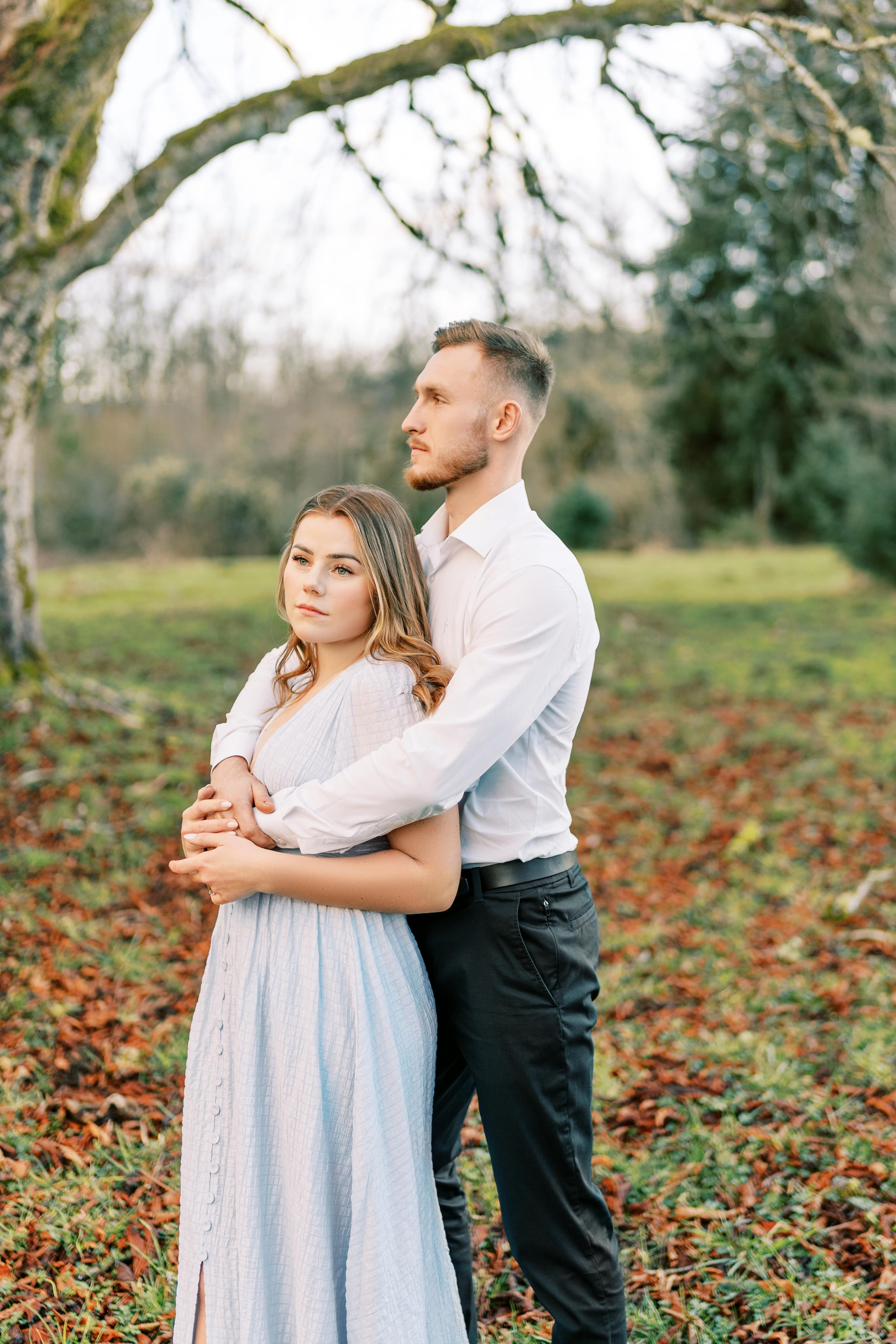 Engagement photo shoot/ Dmitry and Julia/ February 2024. North Bend, Washington. EVAN ARISTOV WEDDING PHOTOGRAPHY — Seattle Wedding Photographer