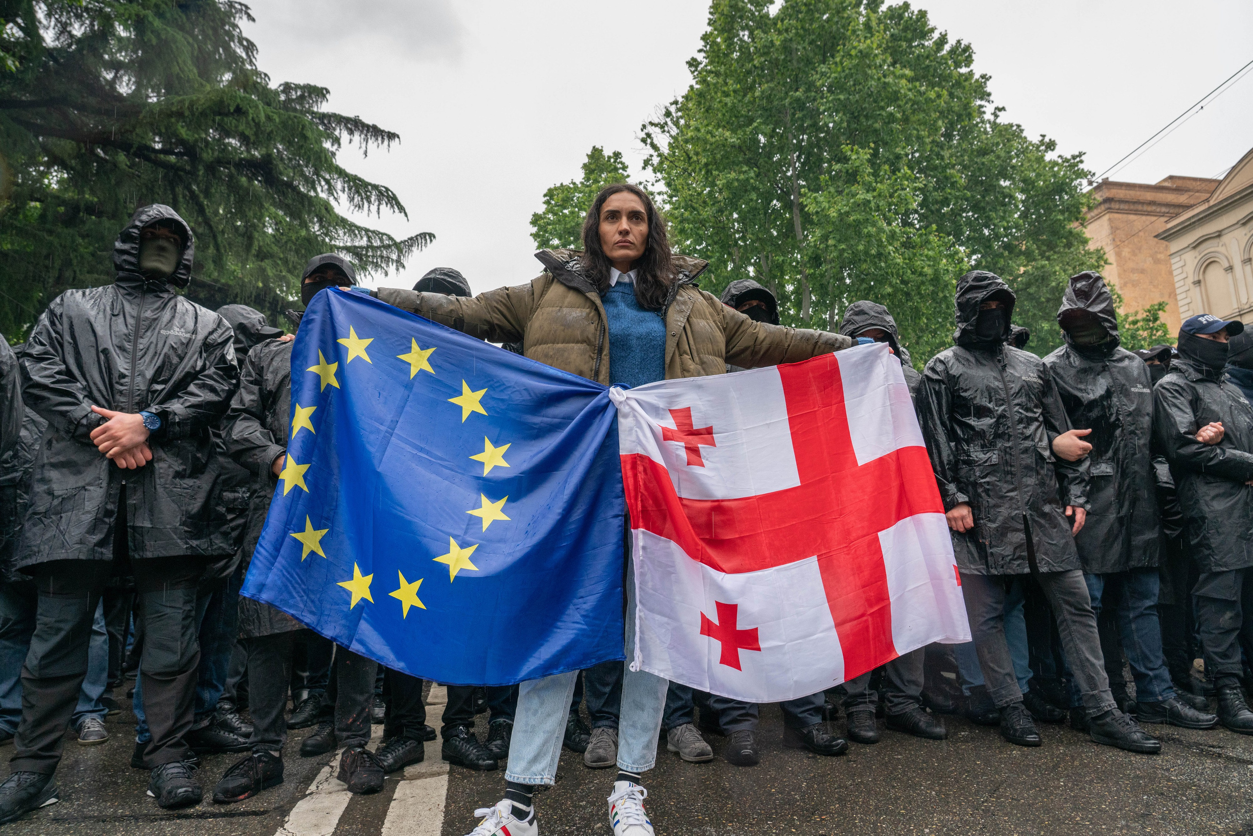Georgia against the “foreign agents” law. Marina Sycheva