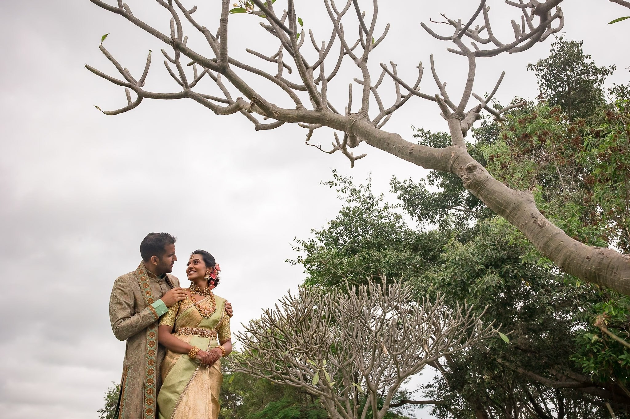 Explore the vibrant fusion of Punjabi and Chettinad cultures in this stunning destination wedding at Eagleton The Golf Resort, Bangalore. Ph