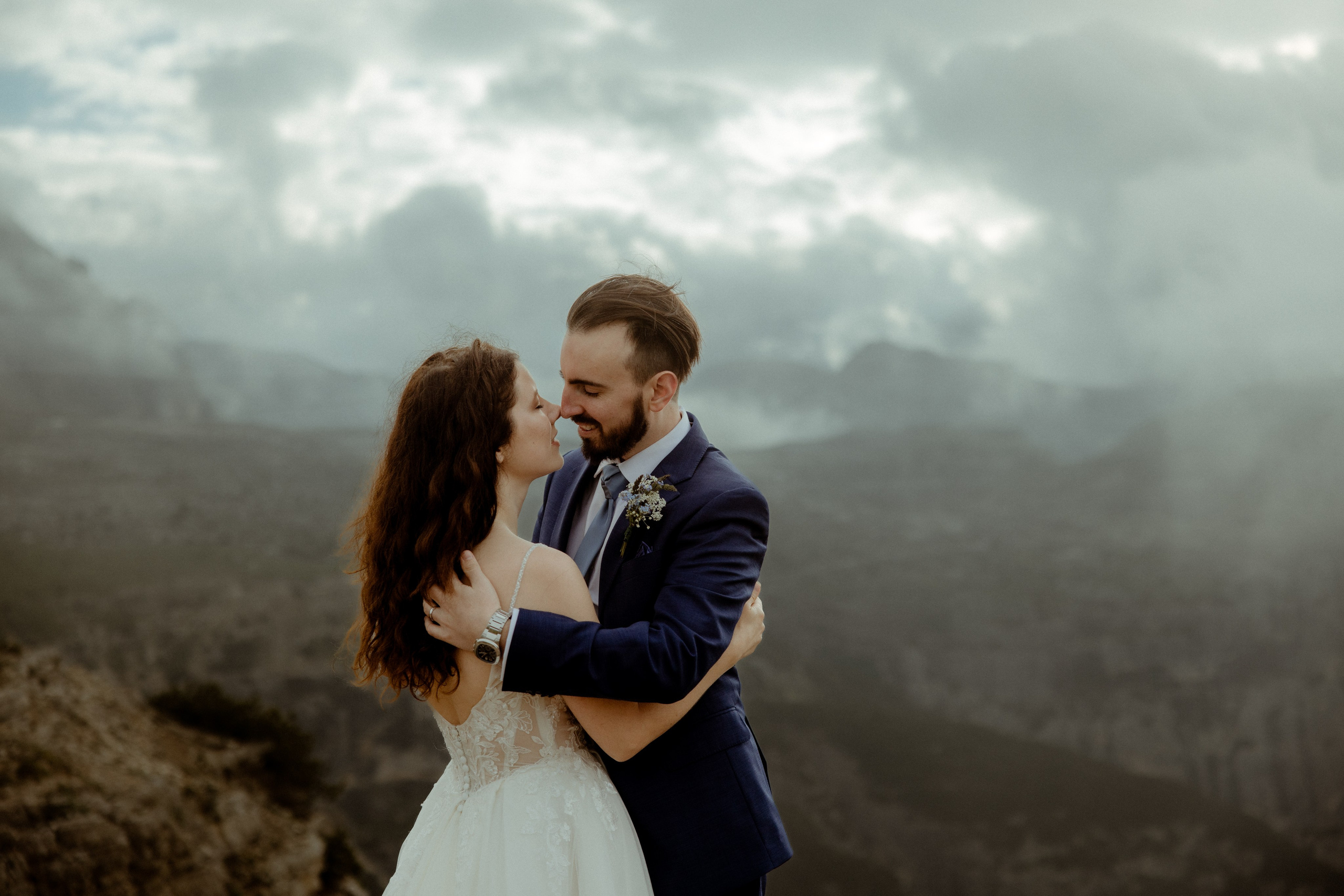 Italy elopement at Cadini di Misurina in Dolomites. Iceland elopement photographer & videographer