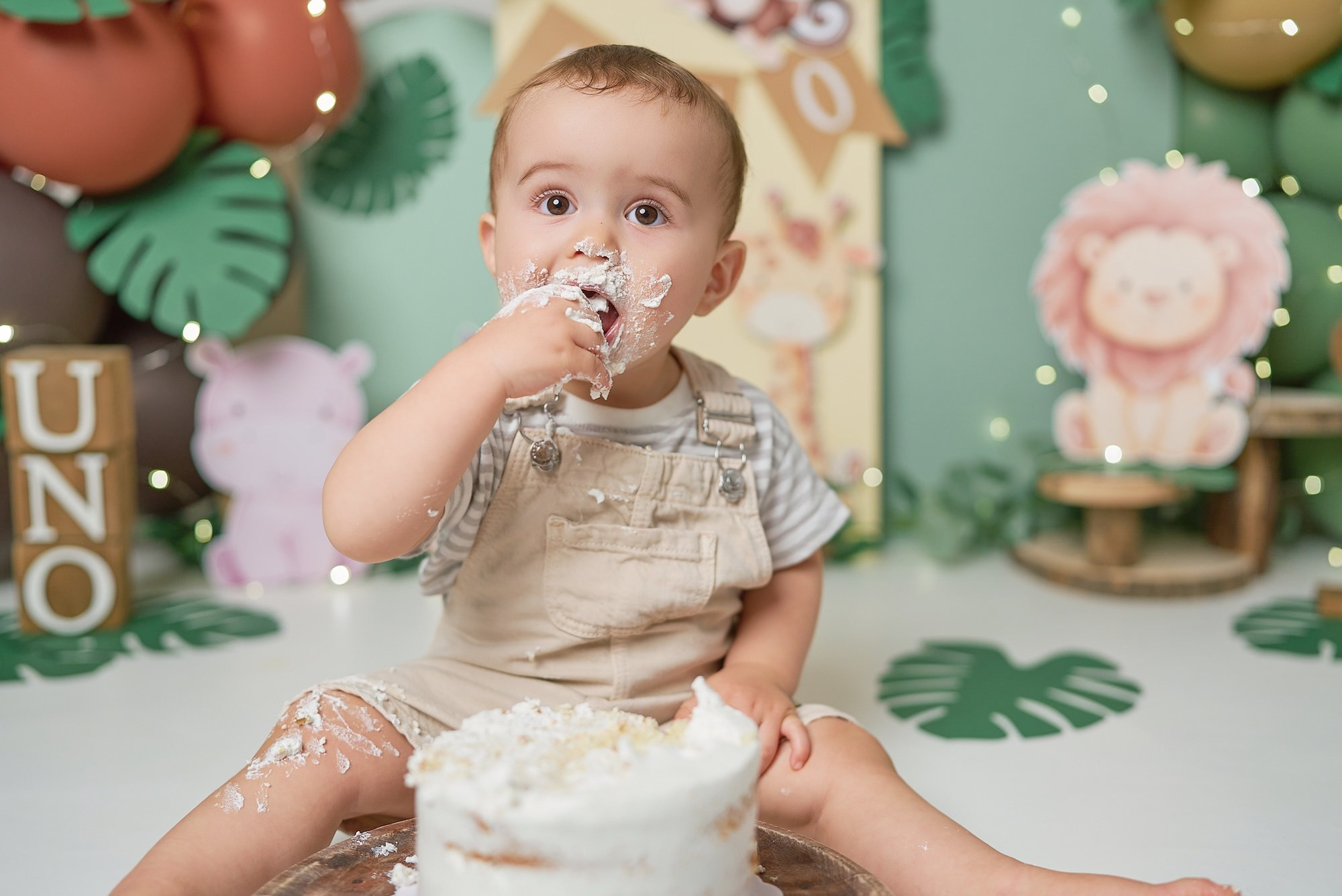 Sesión Smash Cake en Tenerife | Fotografía Primer Cumpleaños. Pasos de Sal | Fotógrafos de familia, embarazo y bebés en Tenerife