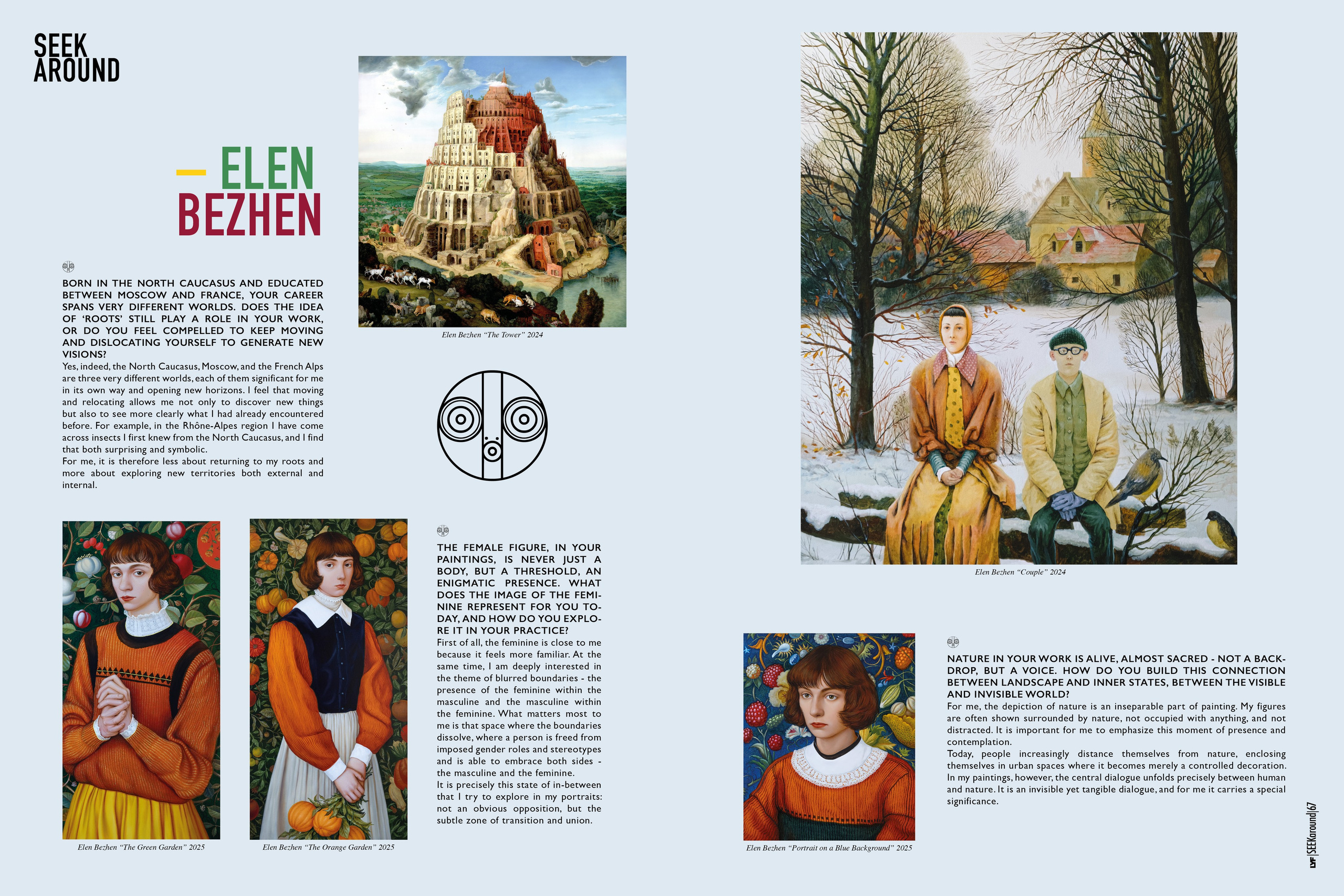 Interview for LYF Magazine. ELEN BEZHEN