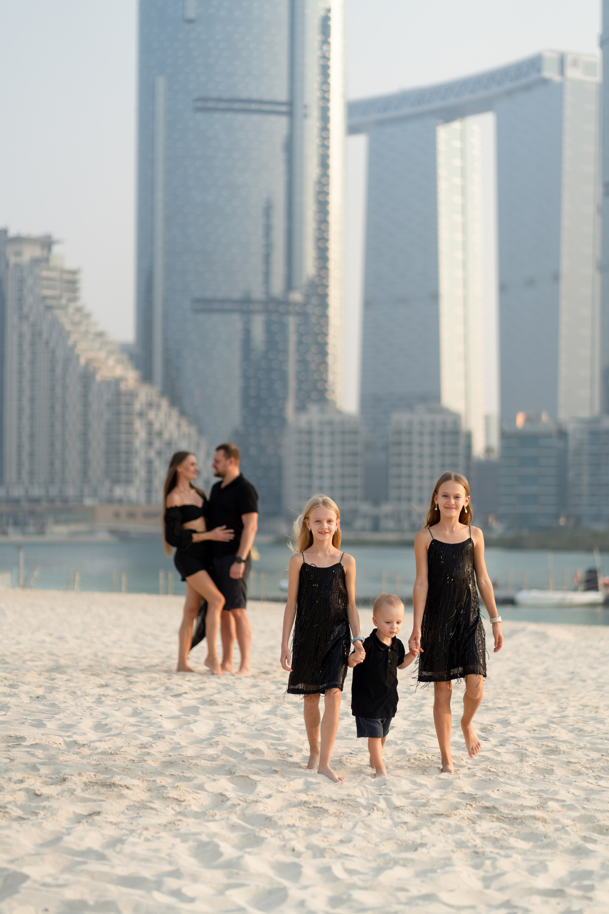 Фотосессия на пляже Reem Central Park/ Reem island Abu Dhabi. Фотограф в Абу Даби Марина