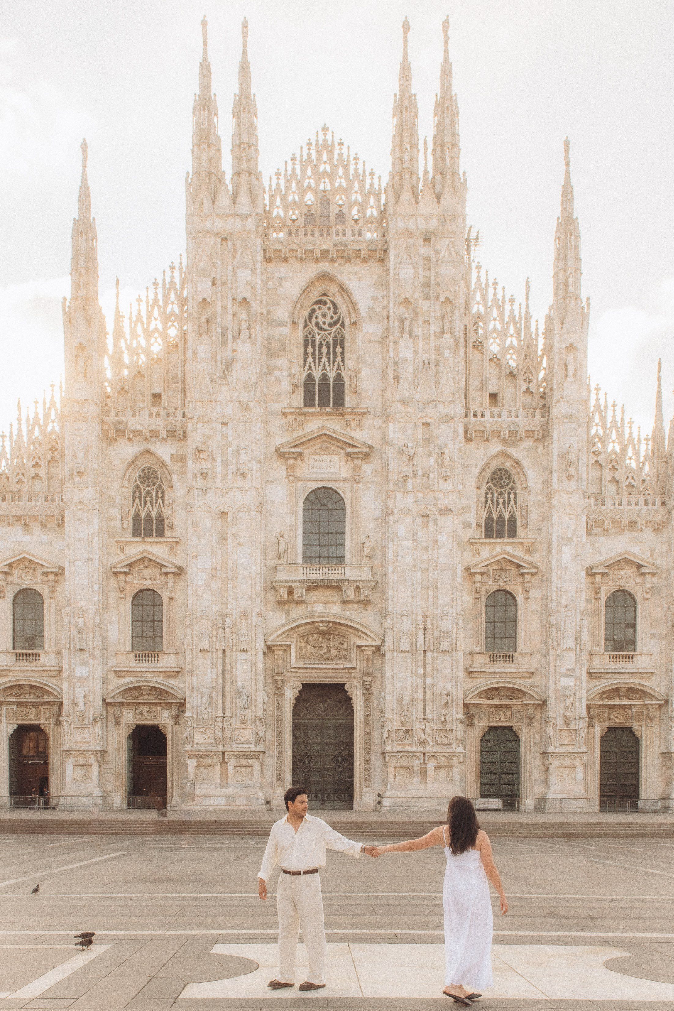Duomo morning lovestory. Анастасия Бучинская фотограф в Милане
