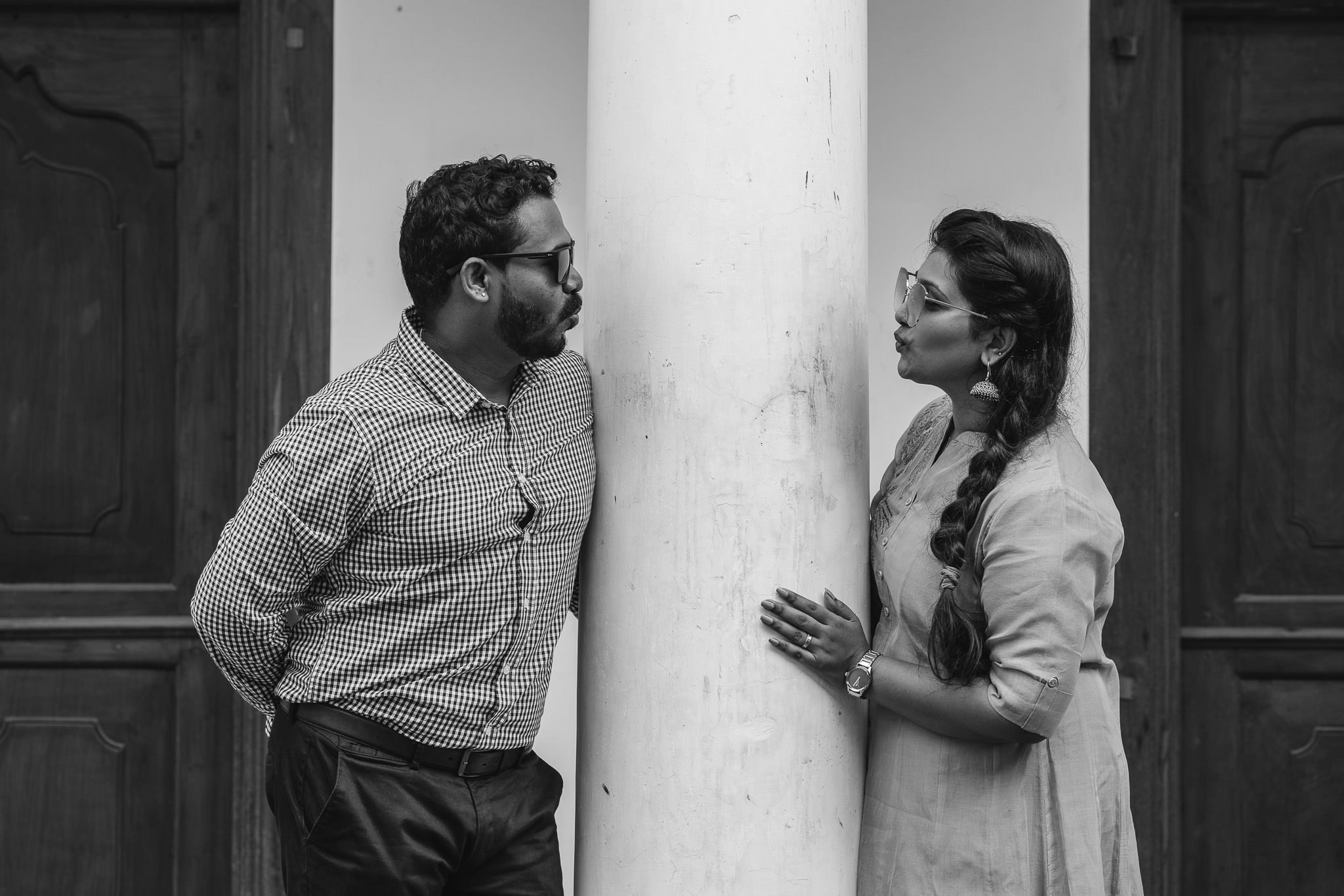 Pre wedding couple portraits at Galle, Sri Lanka