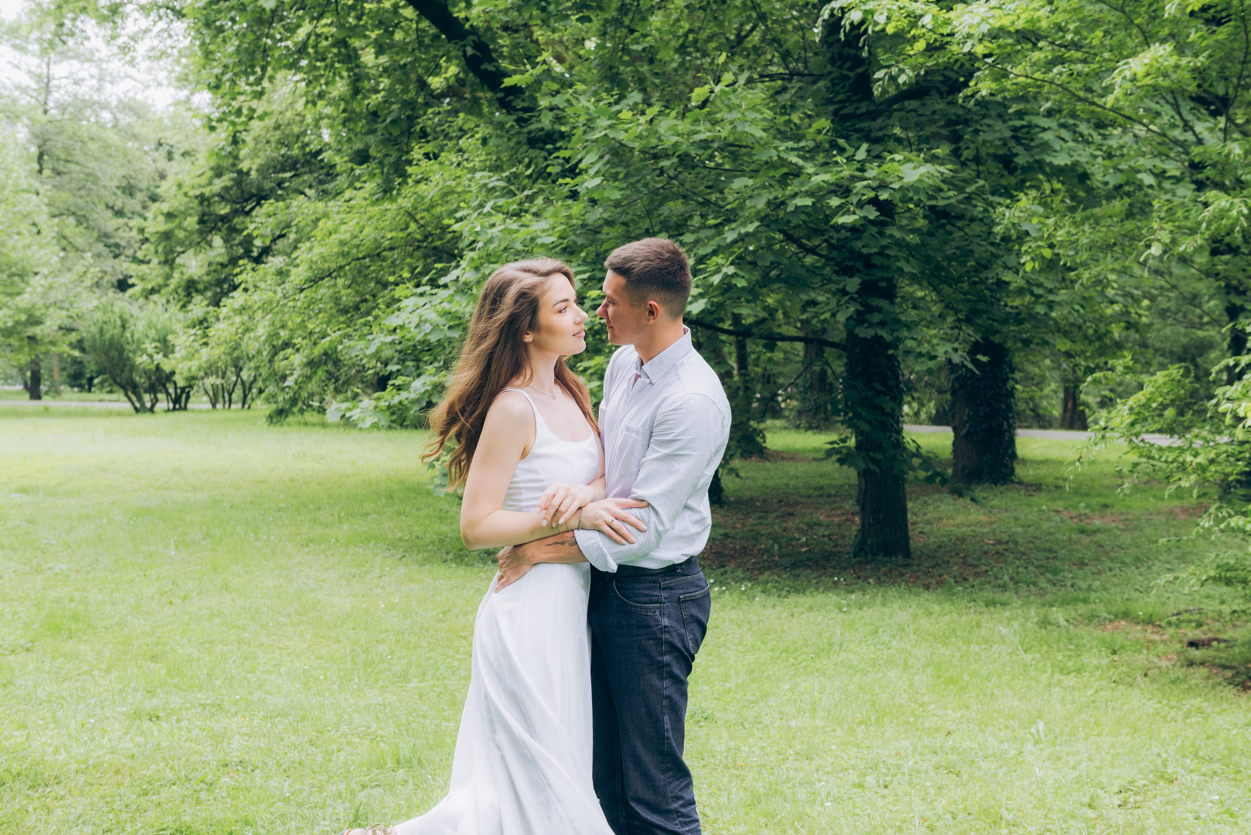 Romantic morning in park in Milan. Anastasiia Buchinskaia Fotografa Milano