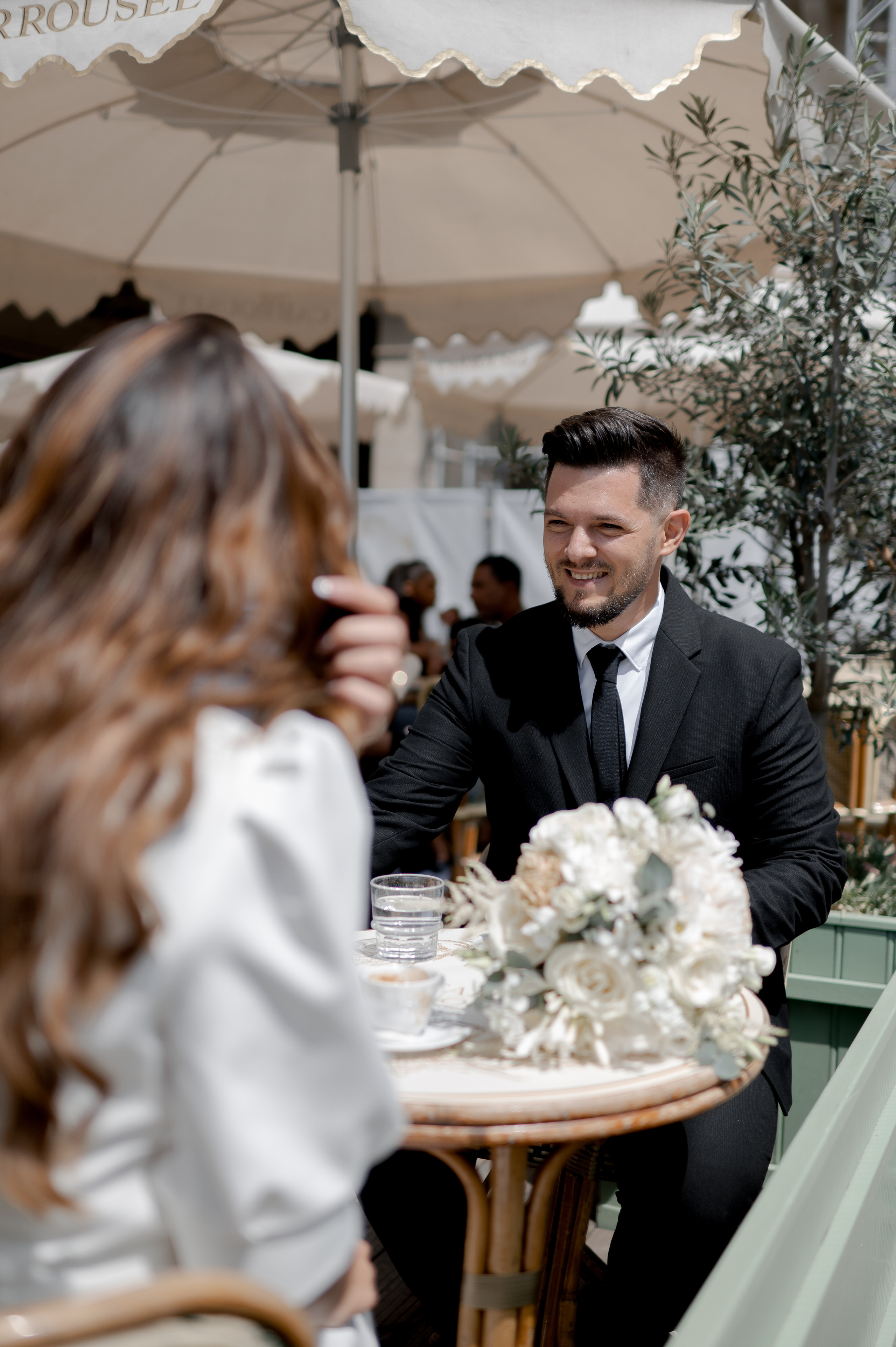 Romantic Wedding on the Seine in Paris photography by Sorin and Patricia wedding destination photography and film