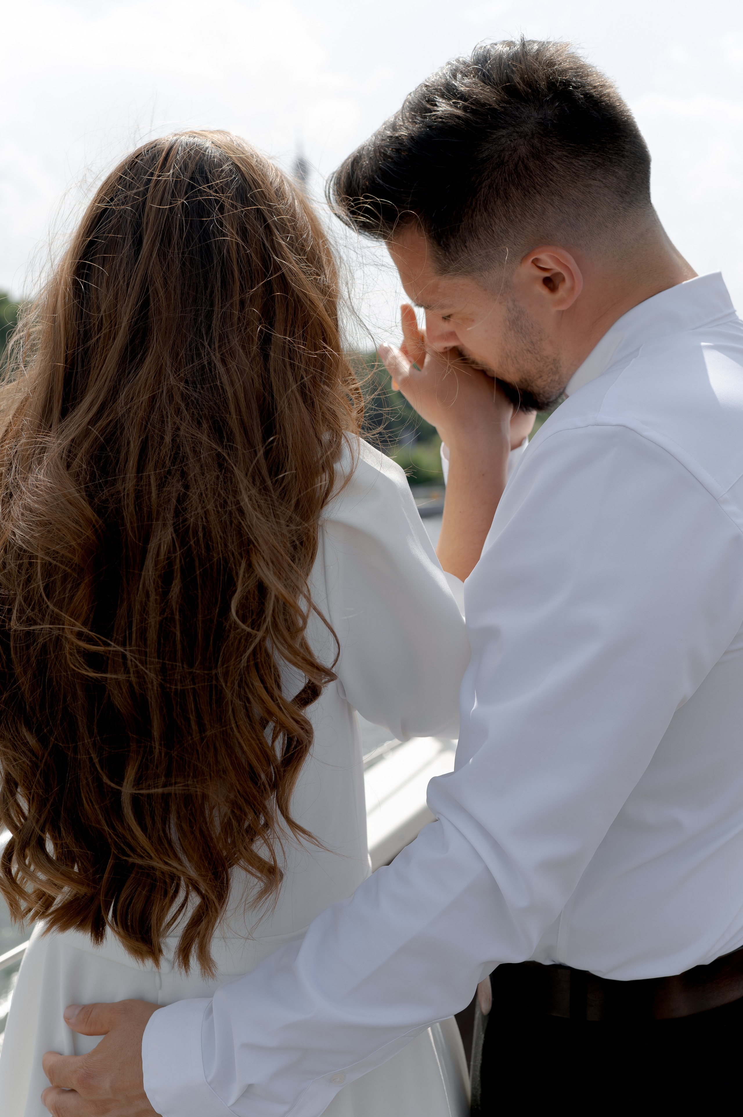 Romantic Wedding on the Seine in Paris photography by Sorin and Patricia wedding destination photography and film