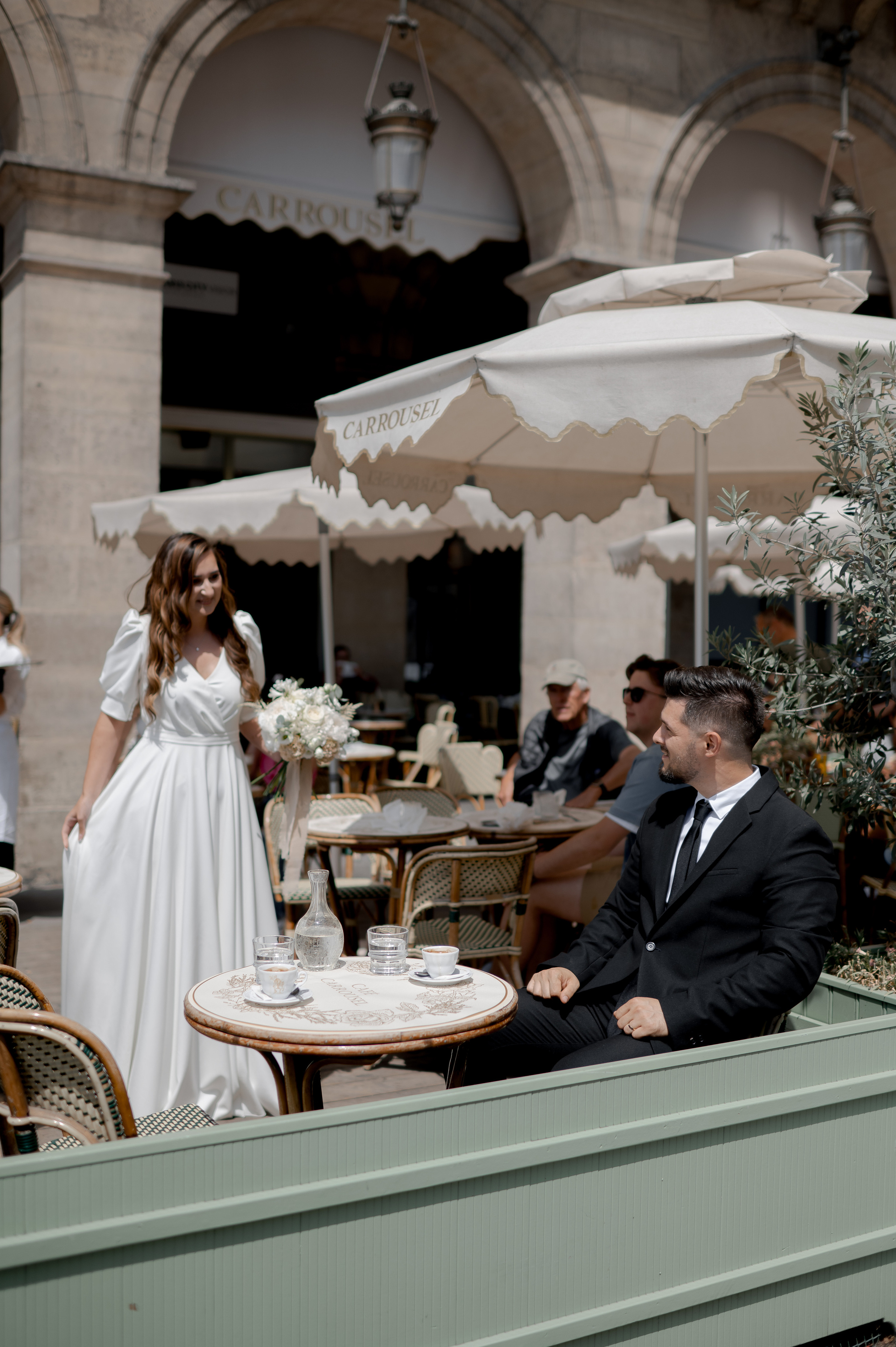 Romantic Wedding on the Seine in Paris photography by Sorin and Patricia wedding destination photography and film