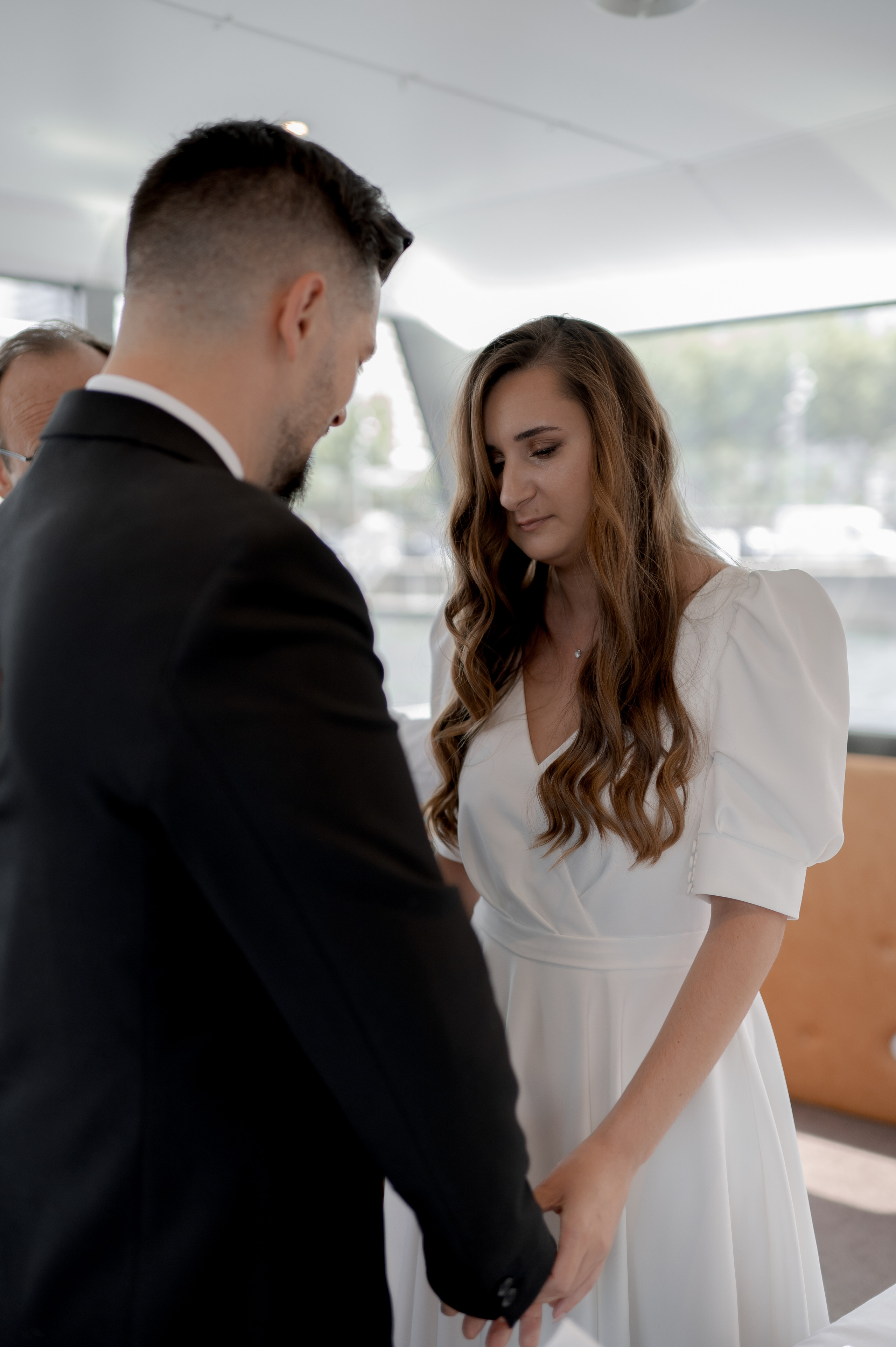 Romantic Wedding on the Seine in Paris photography by Sorin and Patricia wedding destination photography and film