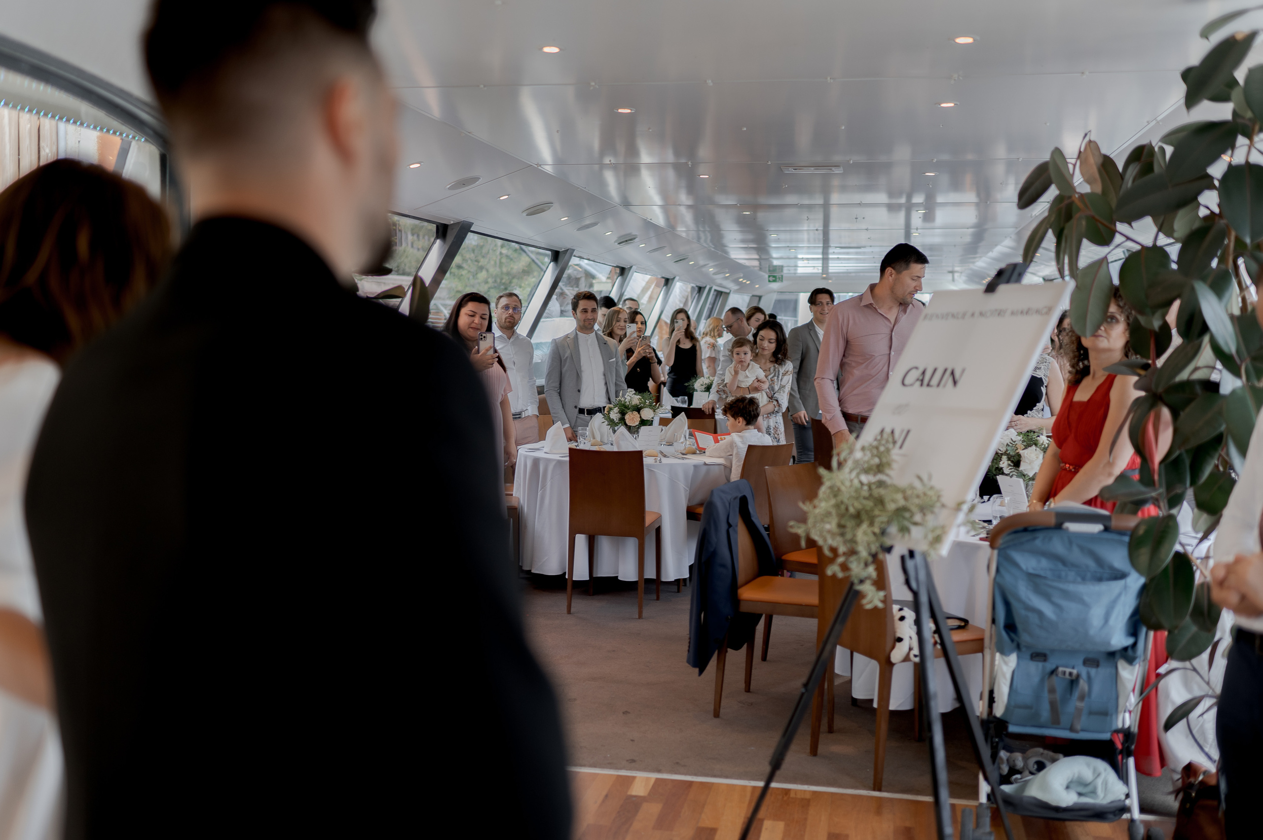 Romantic Wedding on the Seine in Paris photography by Sorin and Patricia wedding destination photography and film