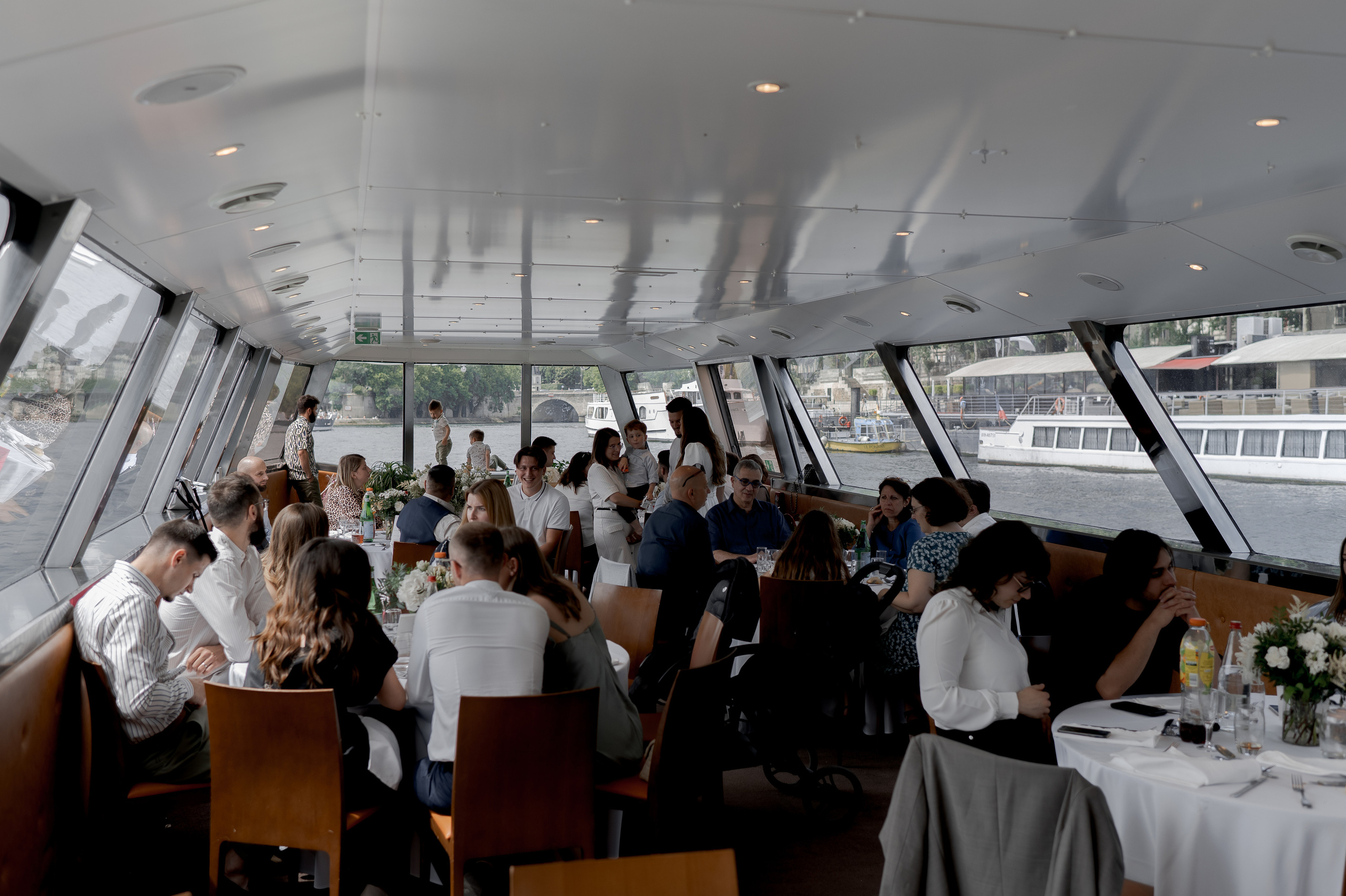 Romantic Wedding on the Seine in Paris photography by Sorin and Patricia wedding destination photography and film