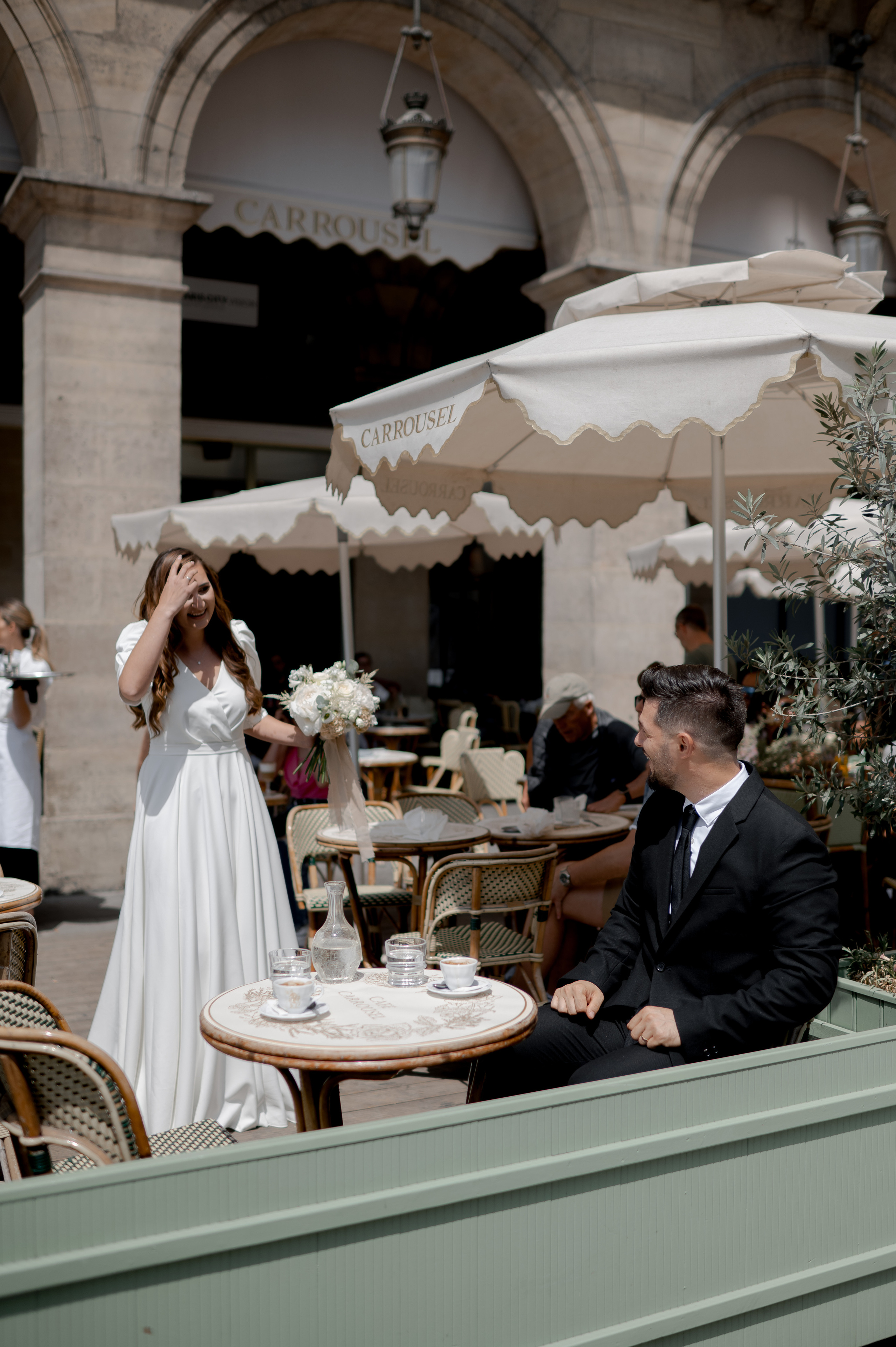 Romantic Wedding on the Seine in Paris photography by Sorin and Patricia wedding destination photography and film