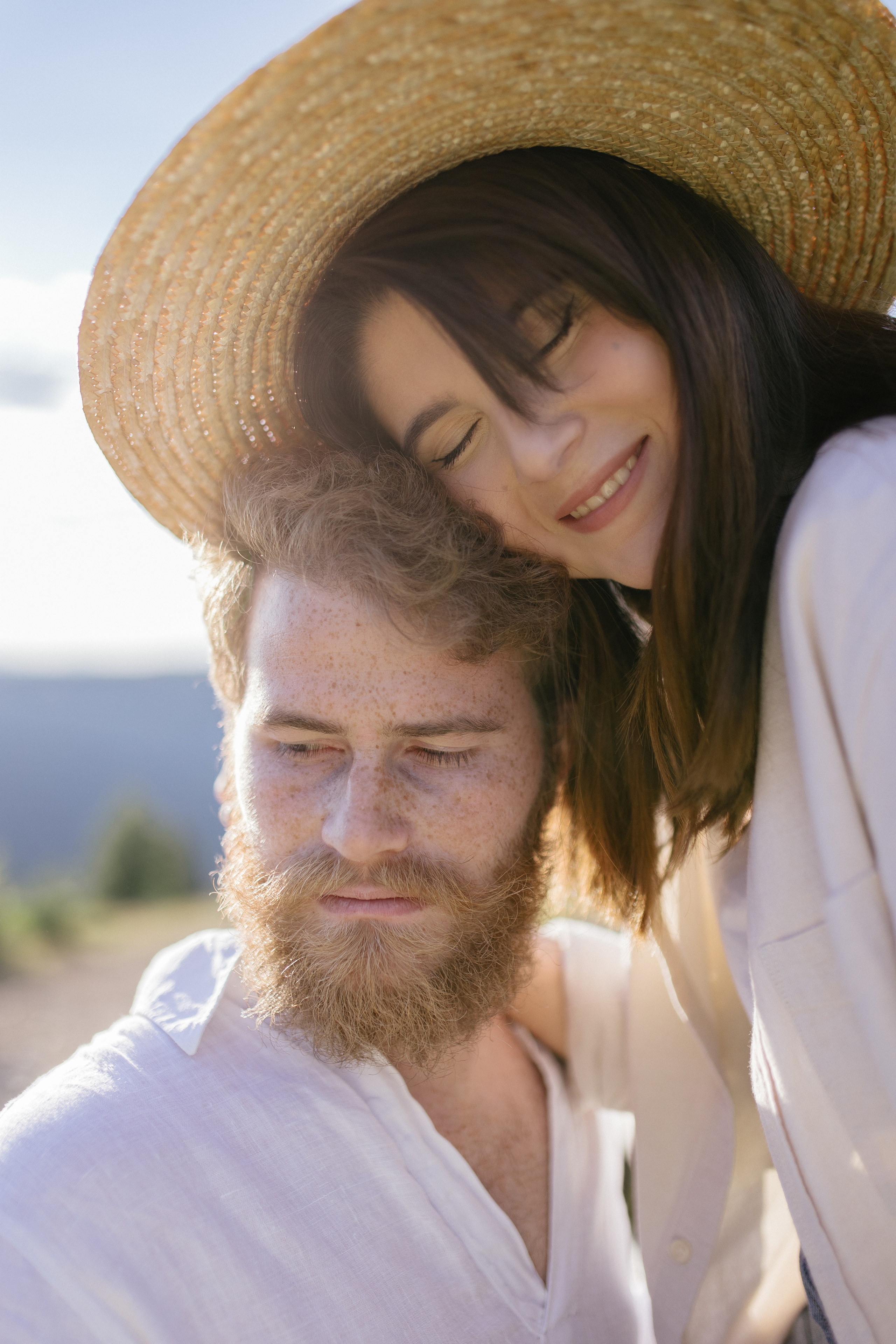 Airy couple session up in the mountains. Italy wedding photographer. Wedding photographer and videographer based in Timisoara, Romania
