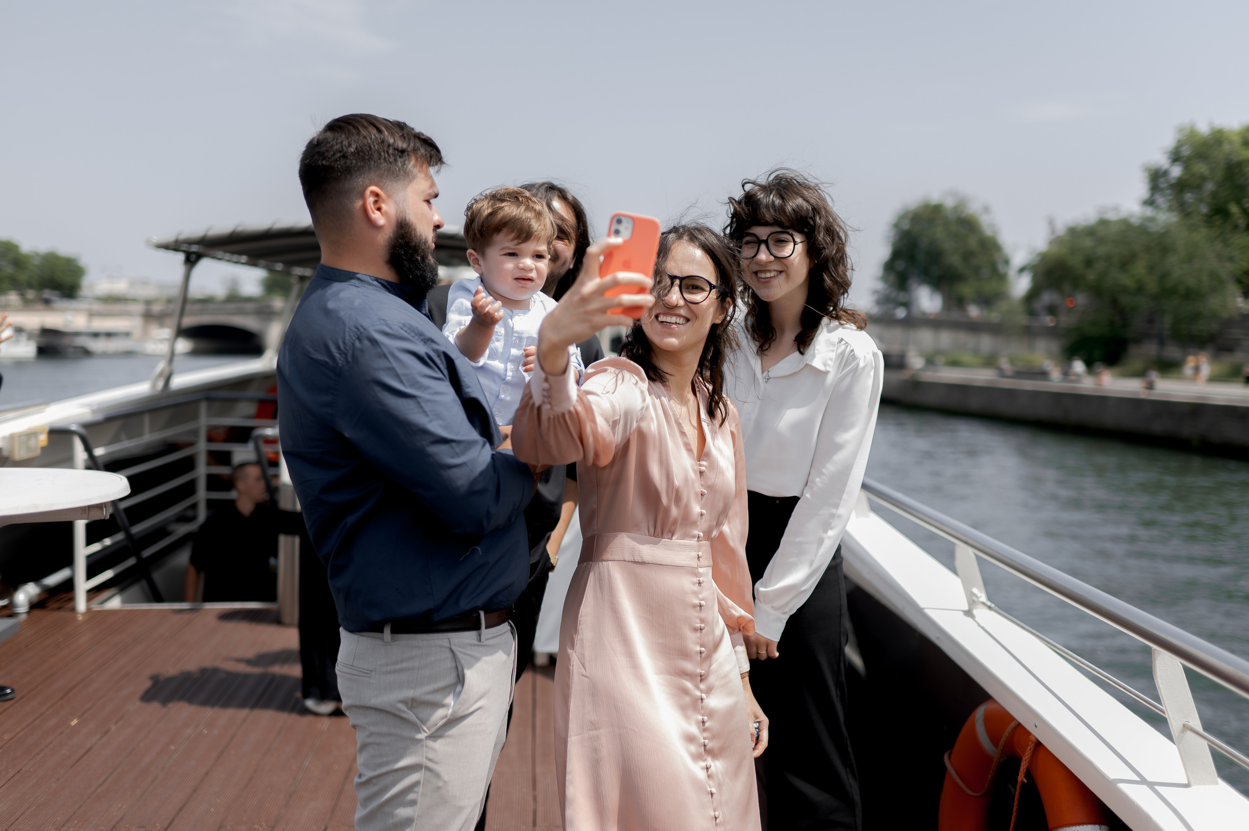 Romantic Wedding on the Seine in Paris photography by Sorin and Patricia wedding destination photography and film