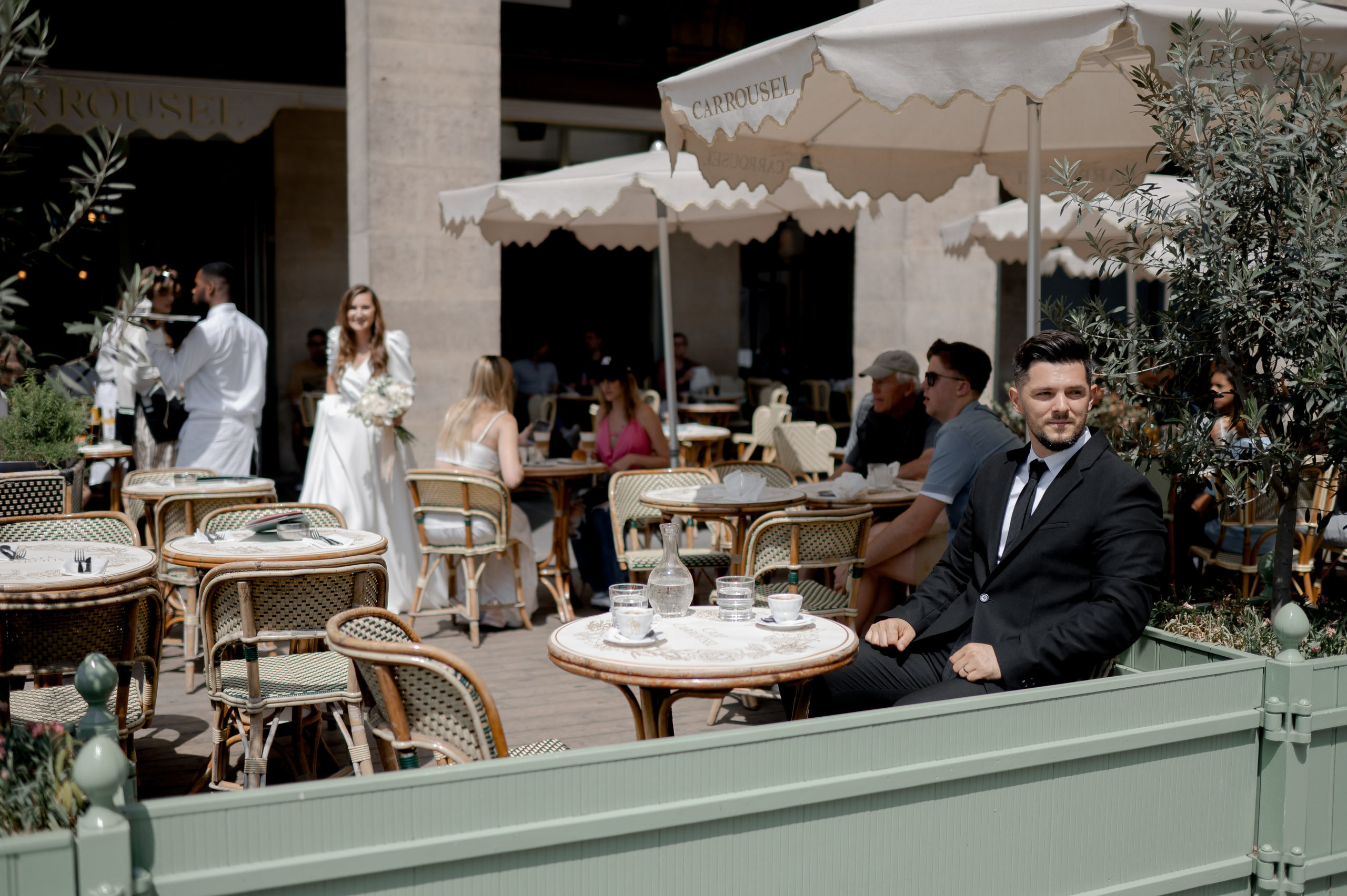 Romantic Wedding on the Seine in Paris photography by Sorin and Patricia wedding destination photography and film