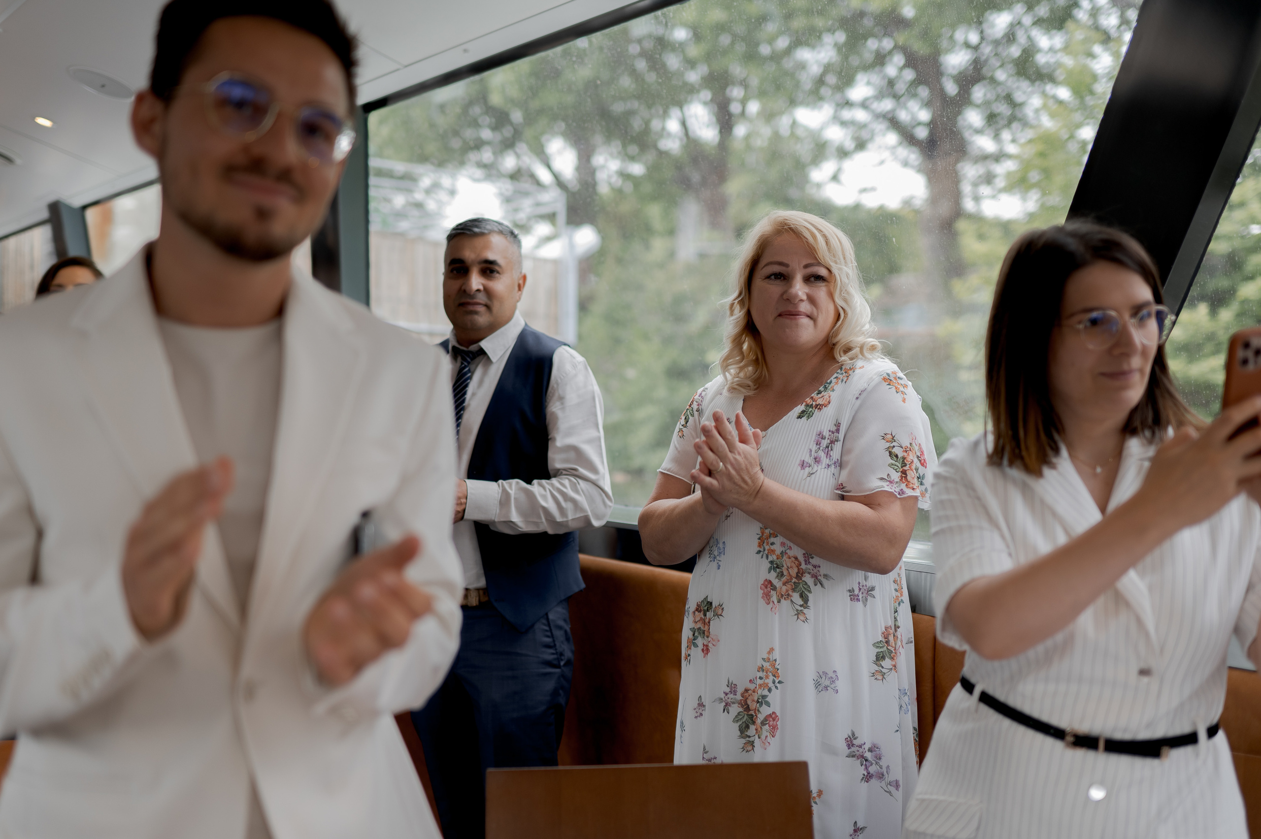 Romantic Wedding on the Seine in Paris photography by Sorin and Patricia wedding destination photography and film