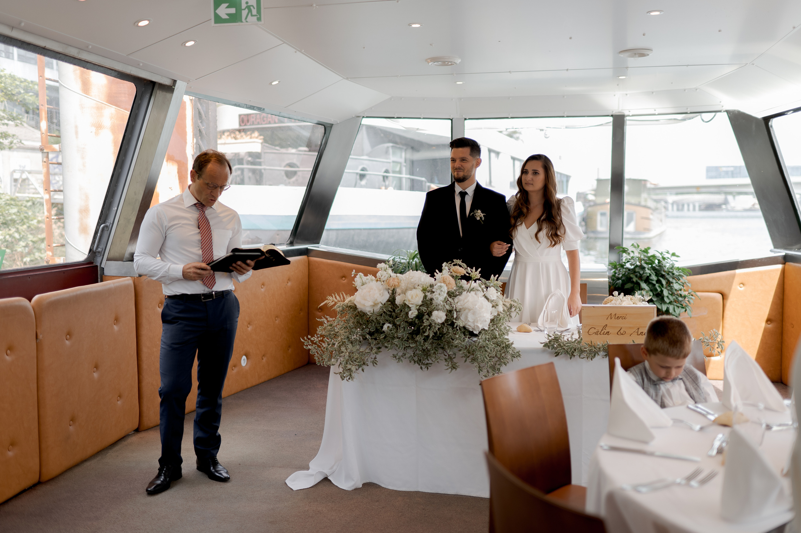Romantic Wedding on the Seine in Paris photography by Sorin and Patricia wedding destination photography and film