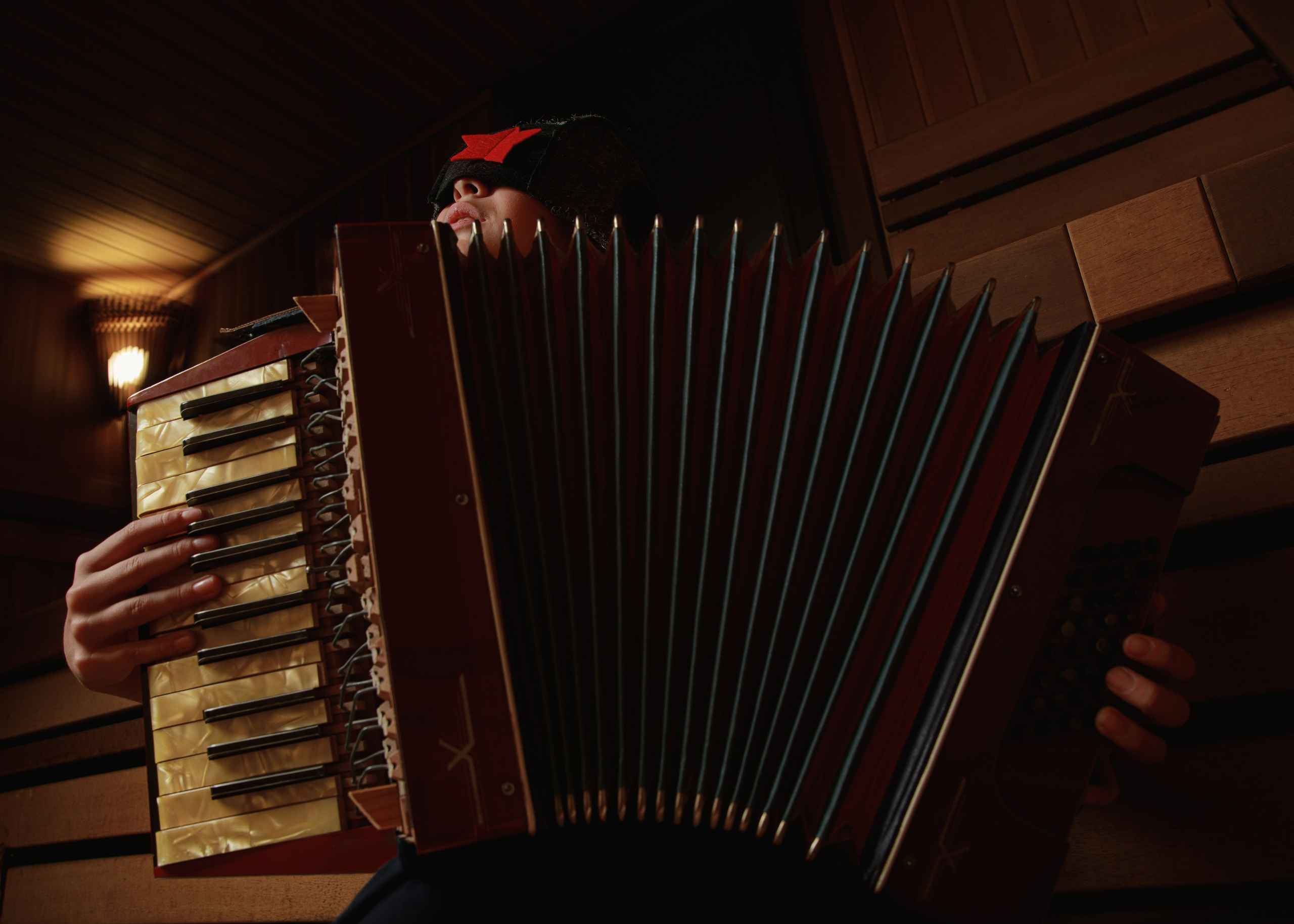 Echo of the Accordion. Fine Art Photography by Ksenia Mirnaya