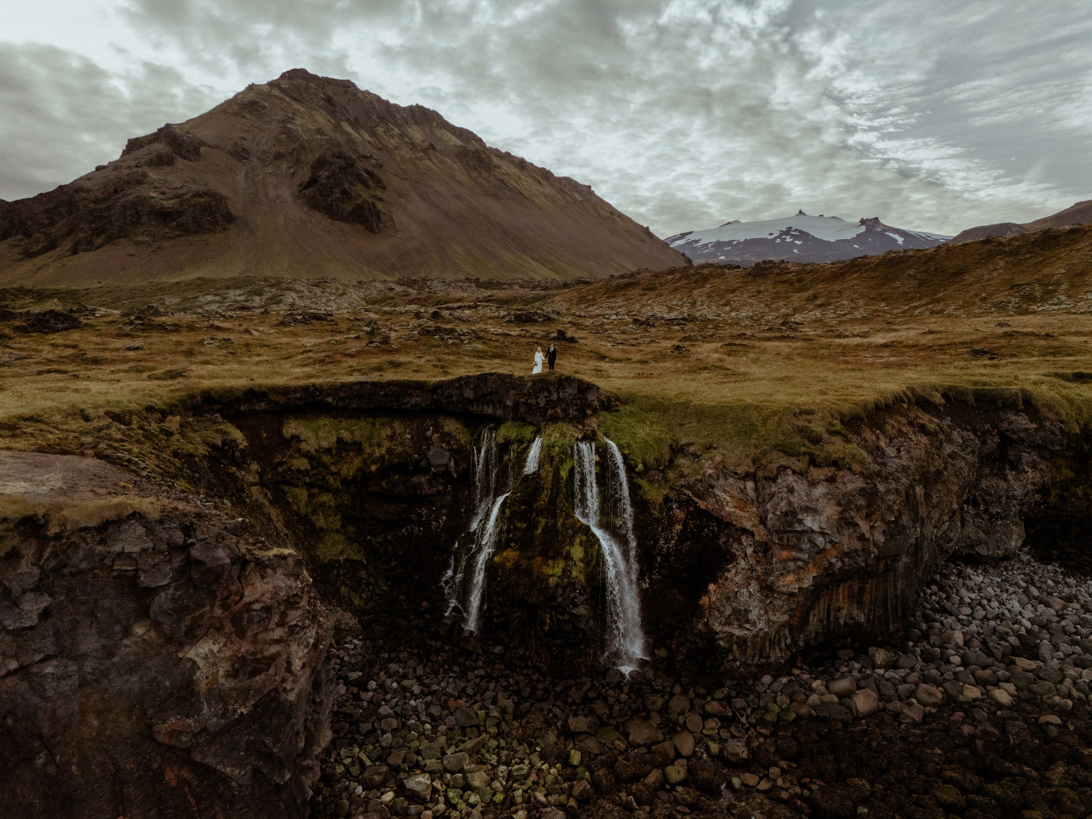 Iceland elopement at Budir Black Church | Snæfellsnes wedding by Iceland elopement photographer & videographer. Iceland elopement photographer & videographer