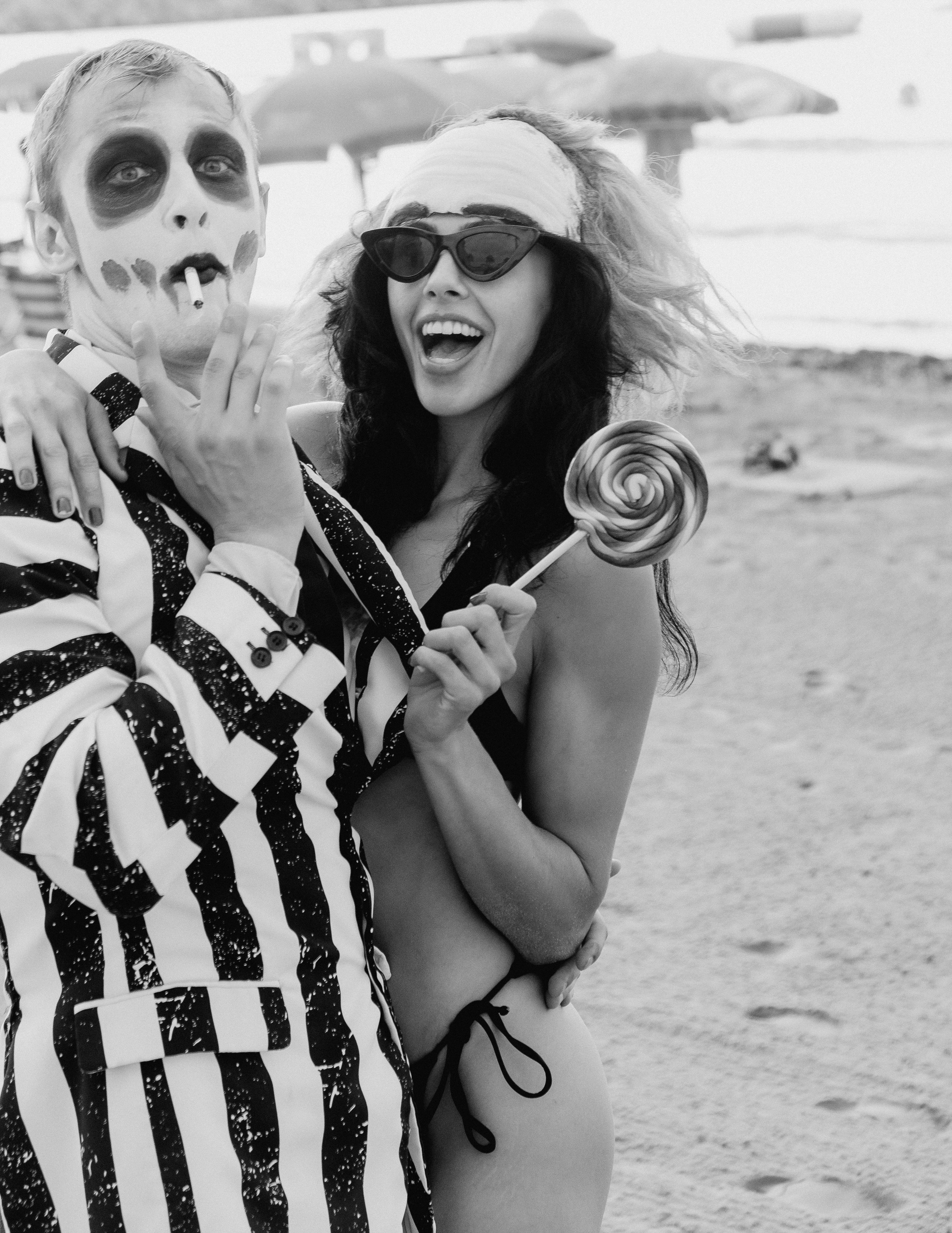 Beetlejuice на море: Экспериментальная фотосессия с цирковыми артистами — Фотограф Андрей Луковников
